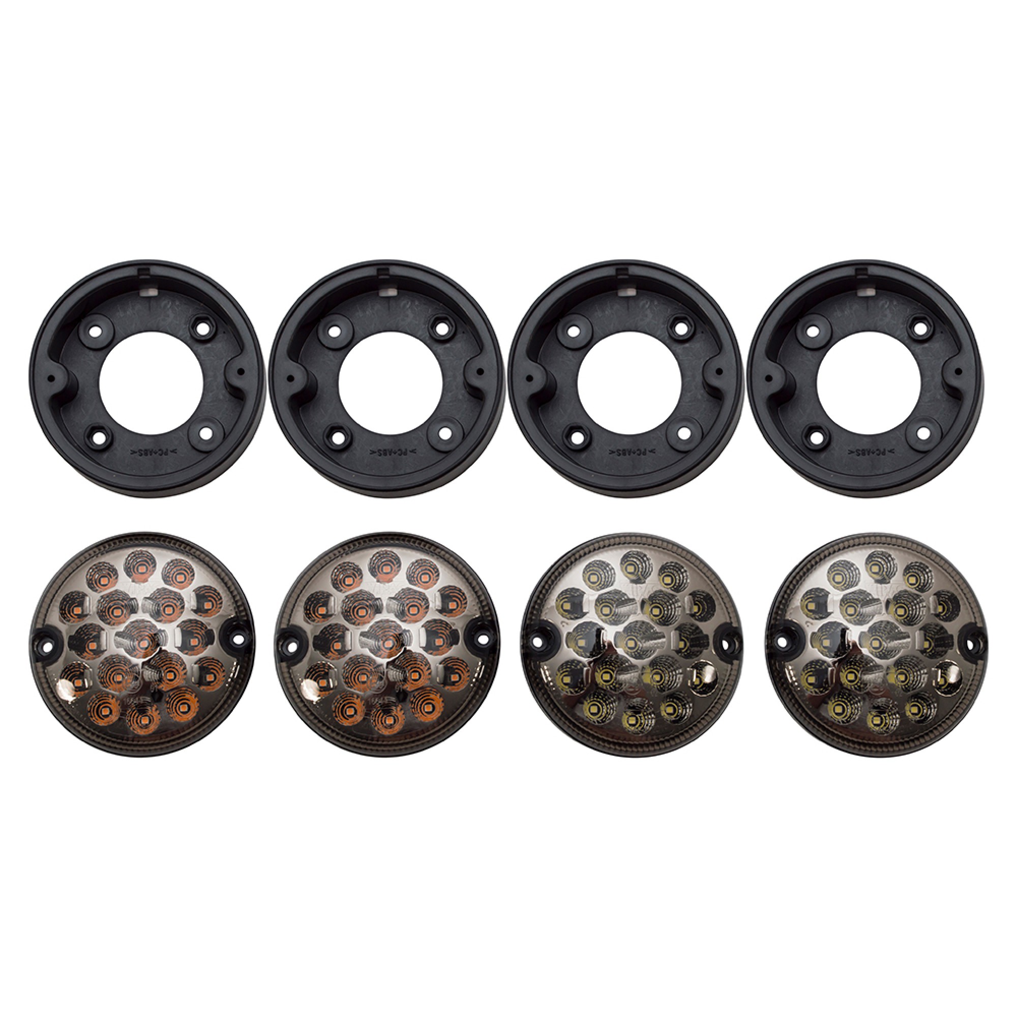 DA1274SM - Led Light Upgrade Kit Front Nas Smoked - Wipac