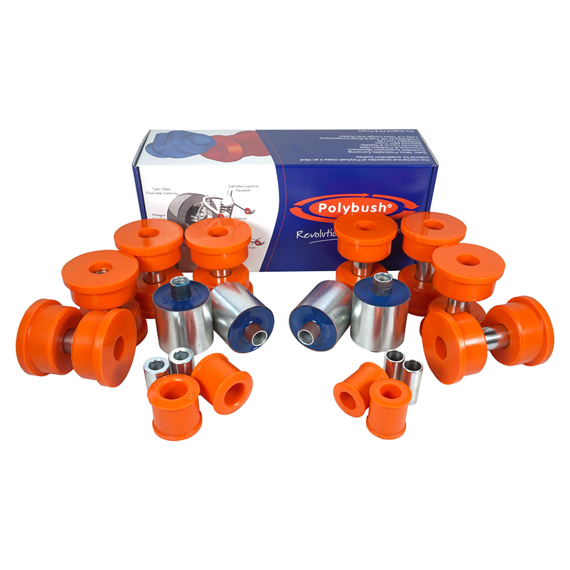 DA2204 - Orange Dynamic Poly Bush Suspension Kit Discovery 2