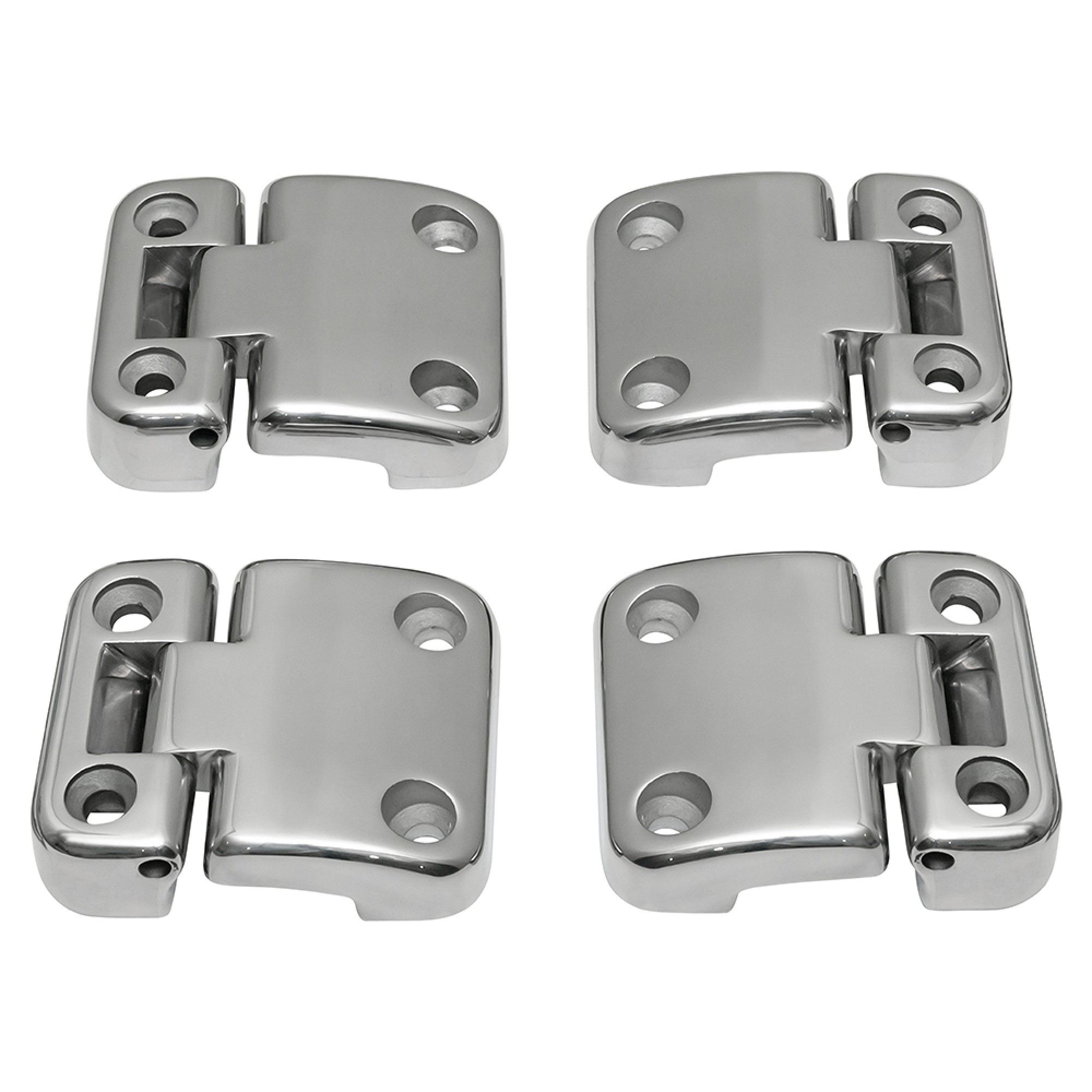 Second Row Stainless Steel Door Hing Kit Set 4 for Defender