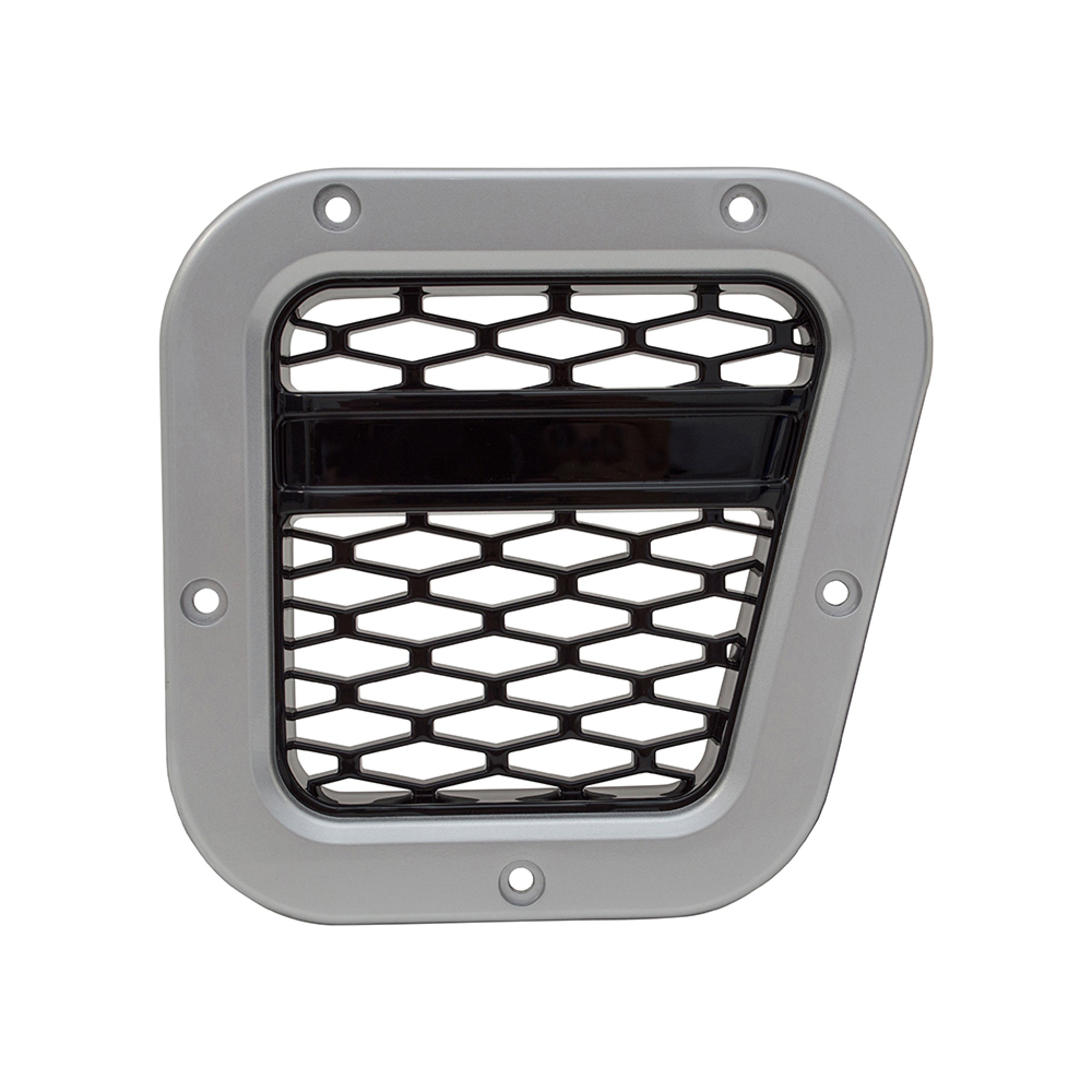 Xs RH Intake Grill Silver with Black Mesh