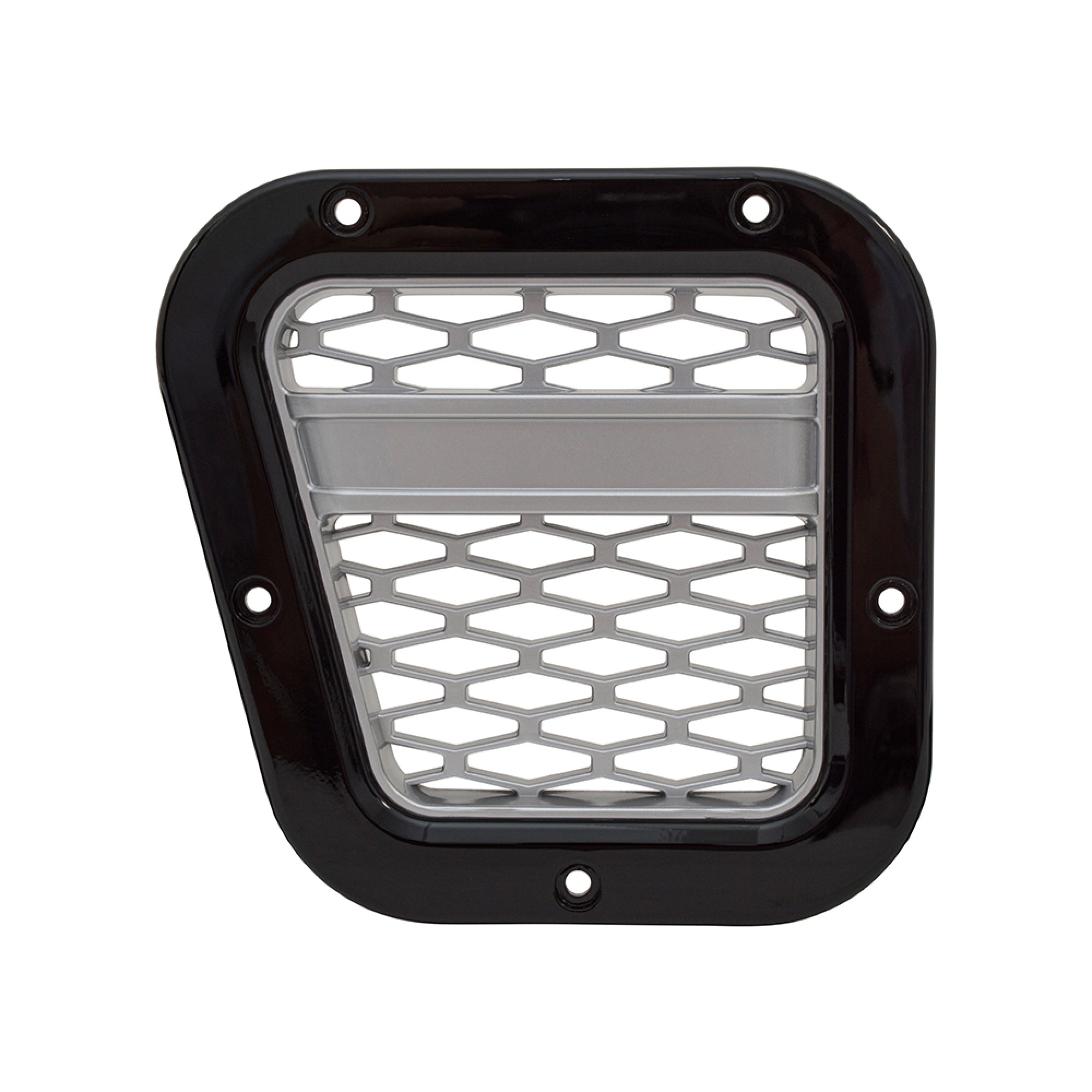 Xs LH Intake Grill Black with Silver Mesh