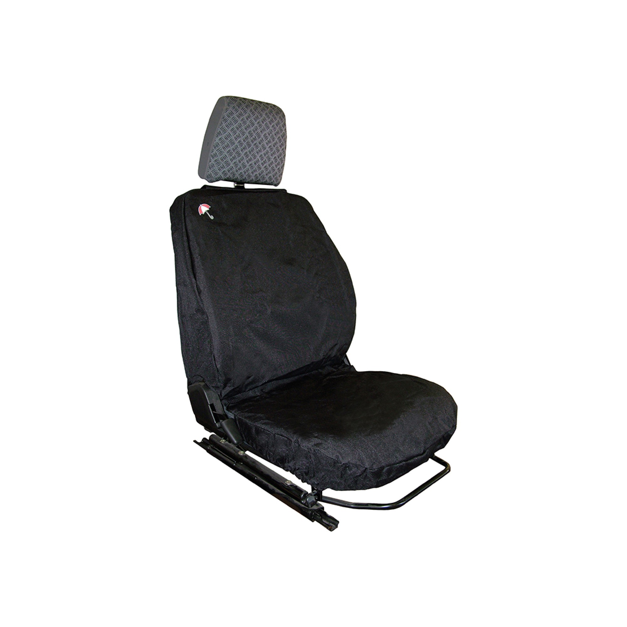 Defender 90 110 Waterproof Seat Covers Black Front