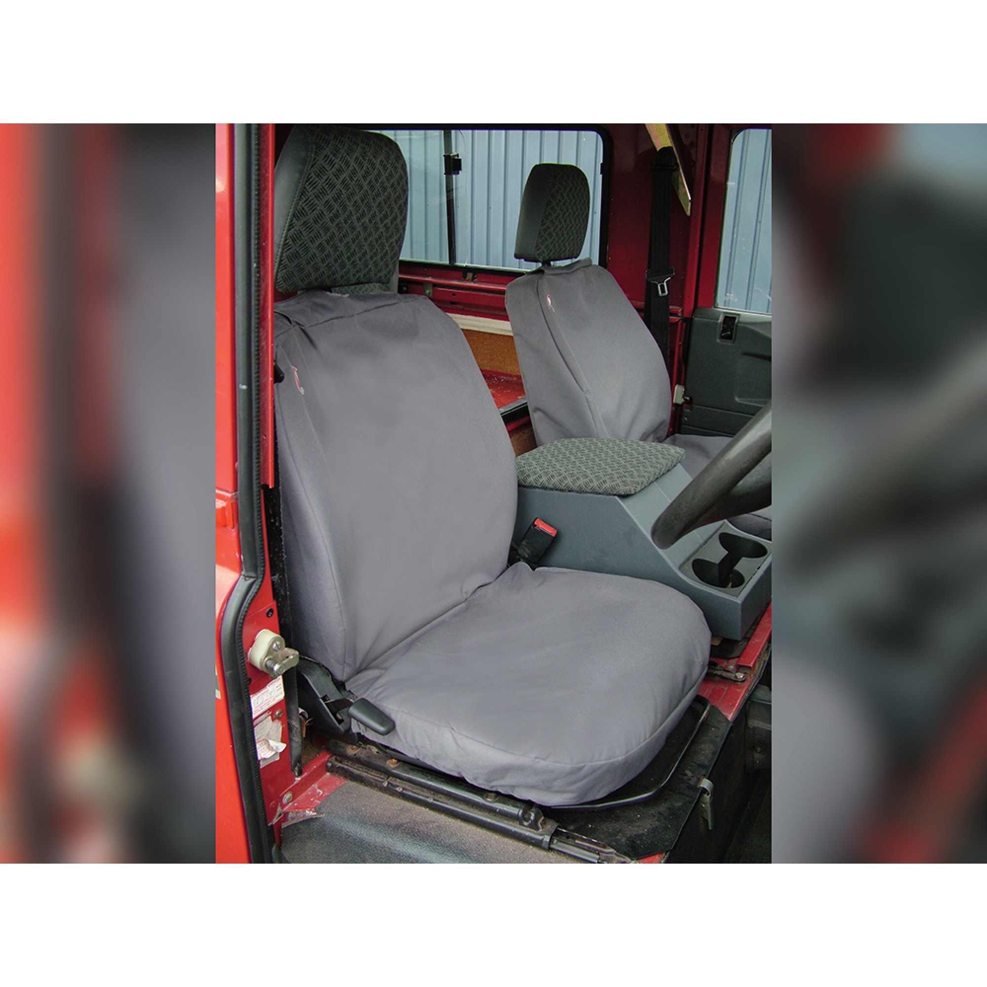Waterproof Seat Covers - Grey/Front for Defender 90/110