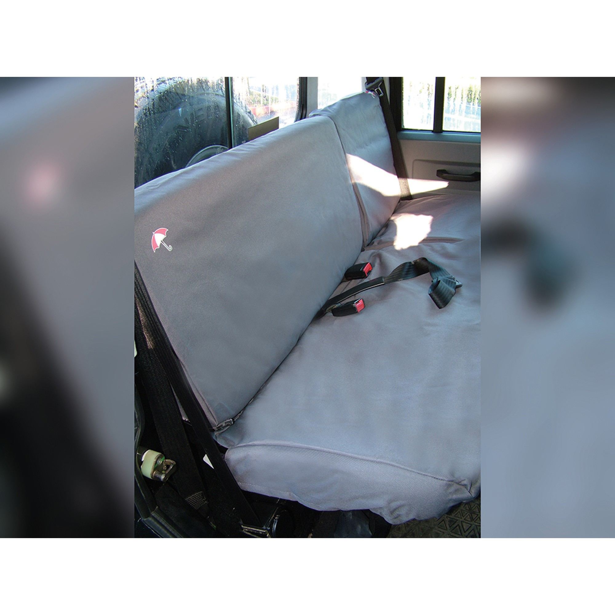 DA2816GREY - Rear Waterproof Proof Covers 60/40 Split for Defender 110