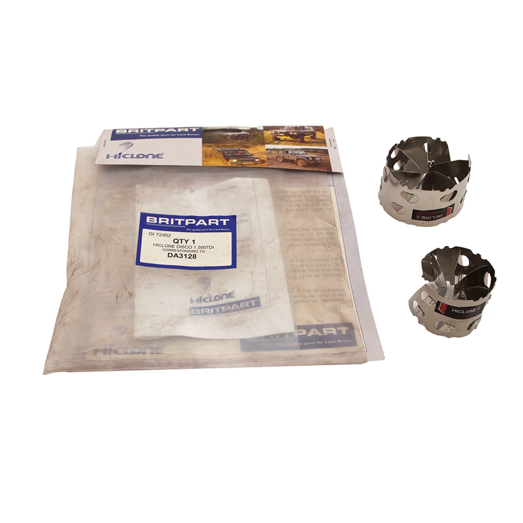 DA3128 - No Longer Available Hiclone Discovery I 200TDI Egr