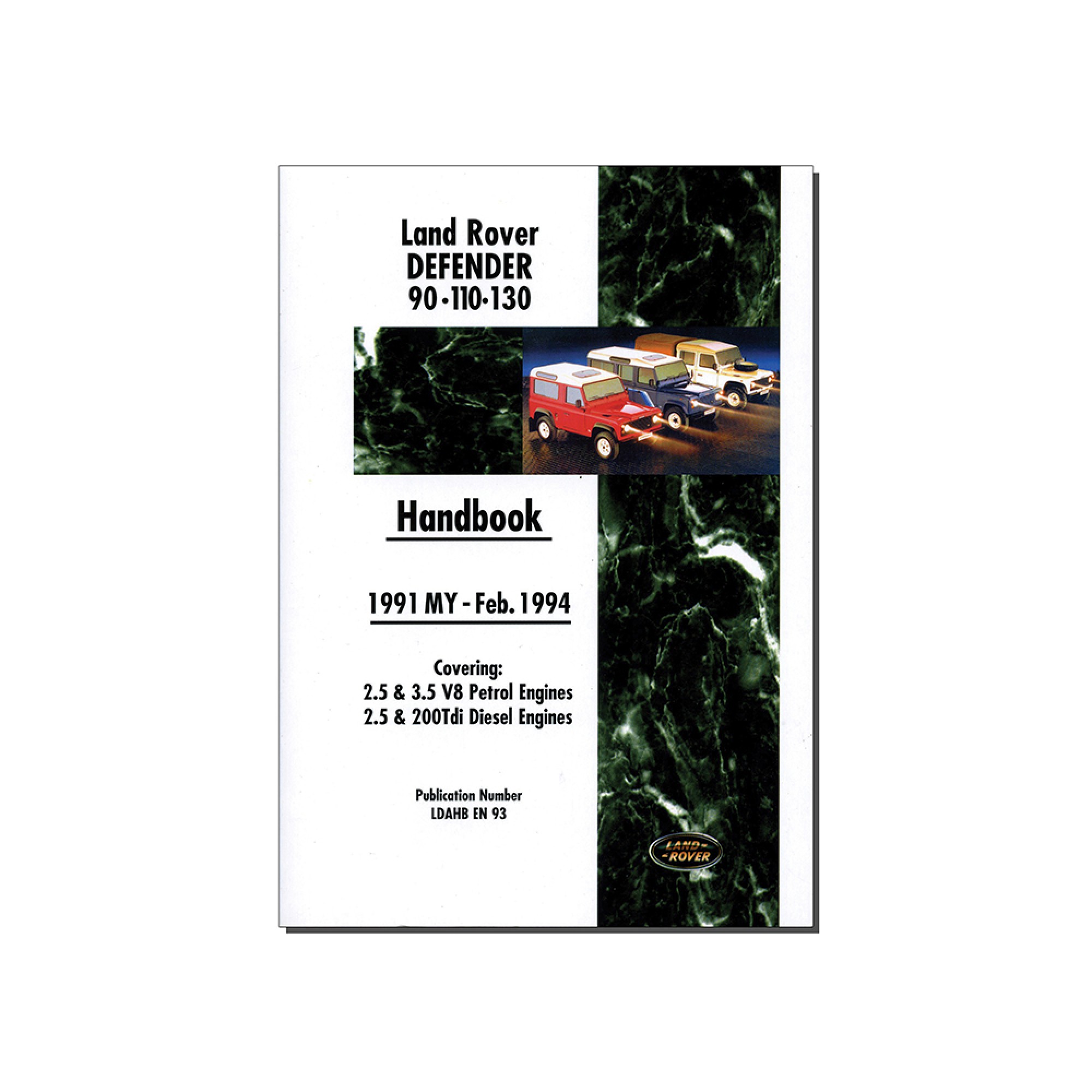 Lrover Defender 91-94 Handbook - DA3162