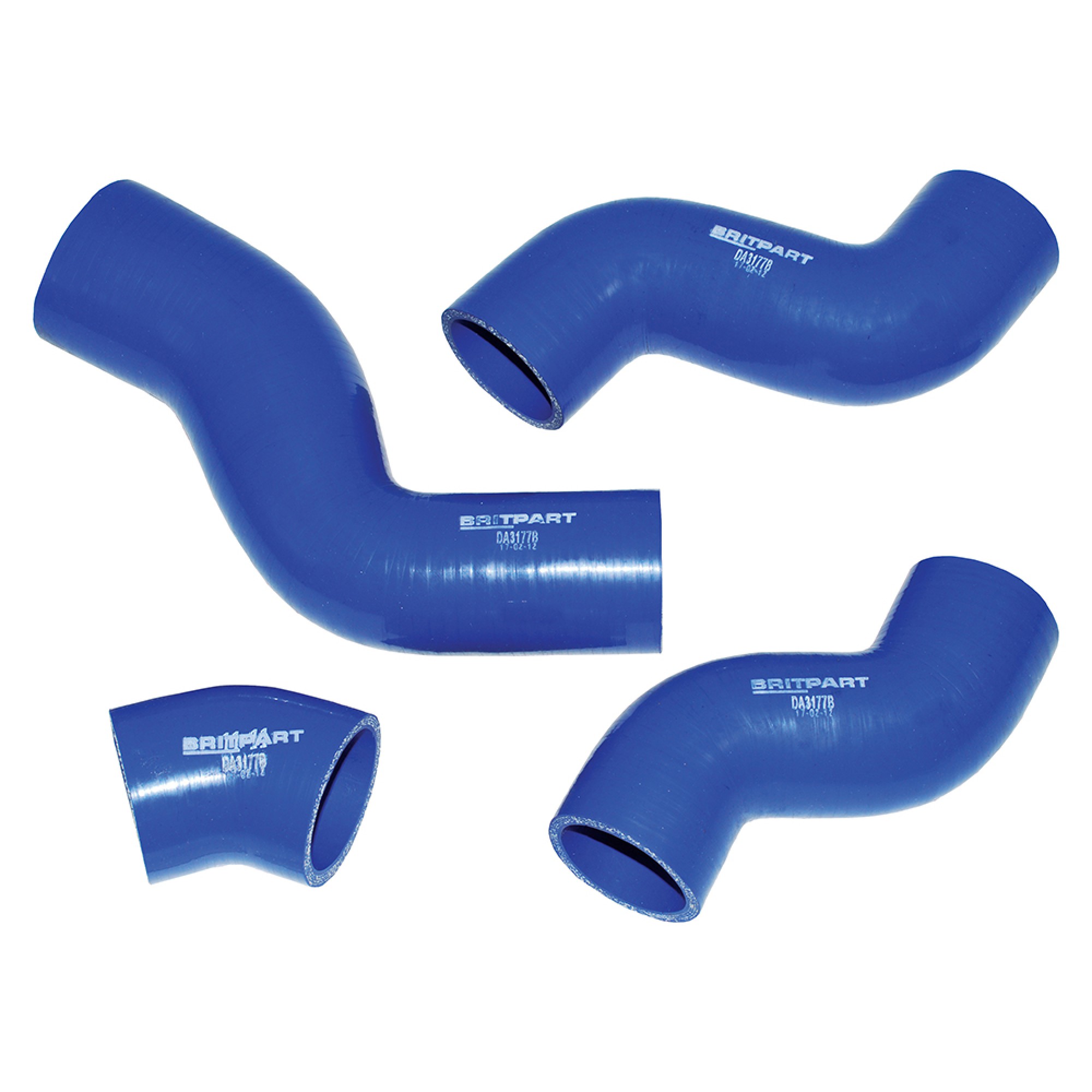 Disco 2 TD5 Blue Turbo Silicone Hose Kit 4 Piece - DA3177B