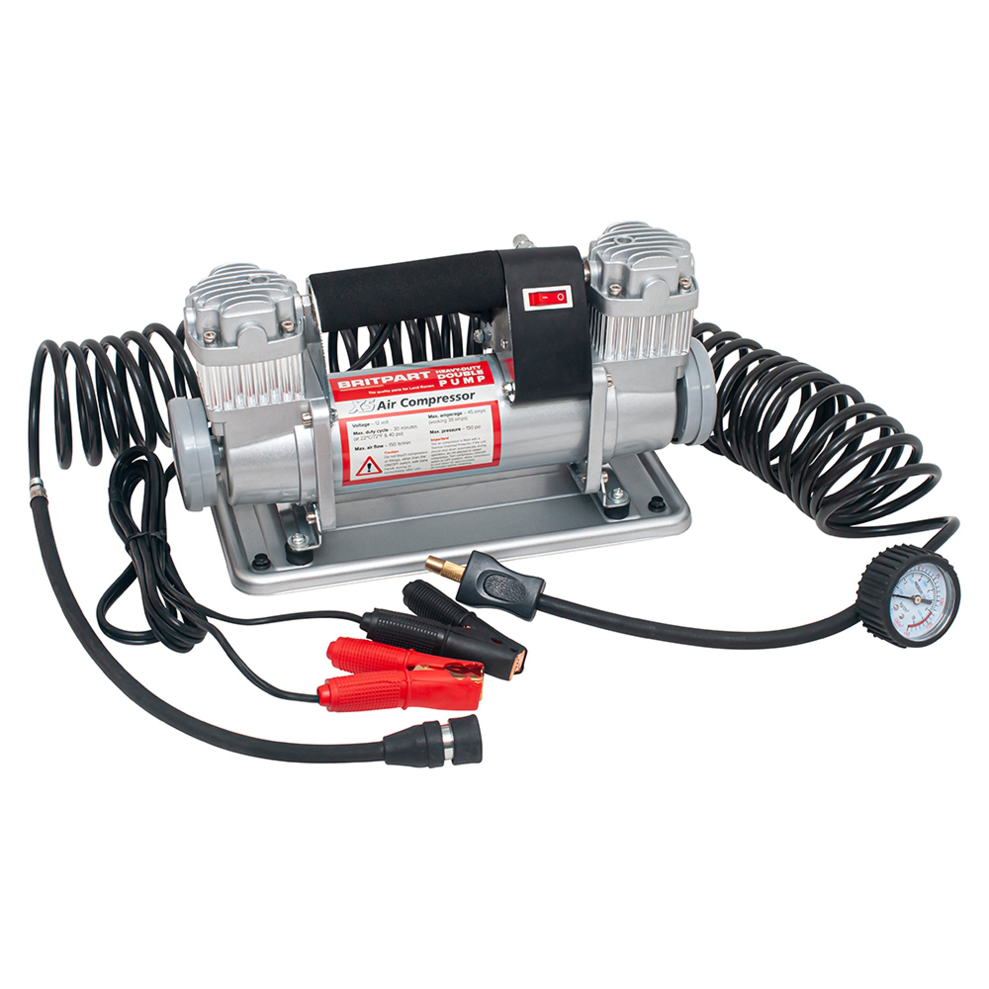 Double Pump Hd Portable Air Compressor