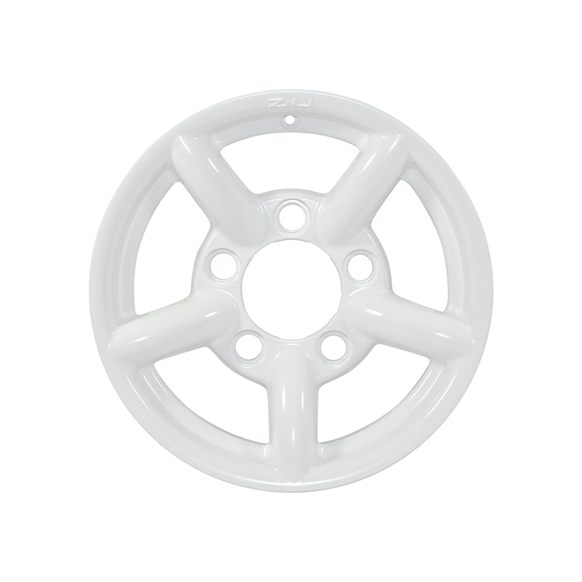 16X7 White Zu Land Rover Alloy Wheel 11mm Offset
