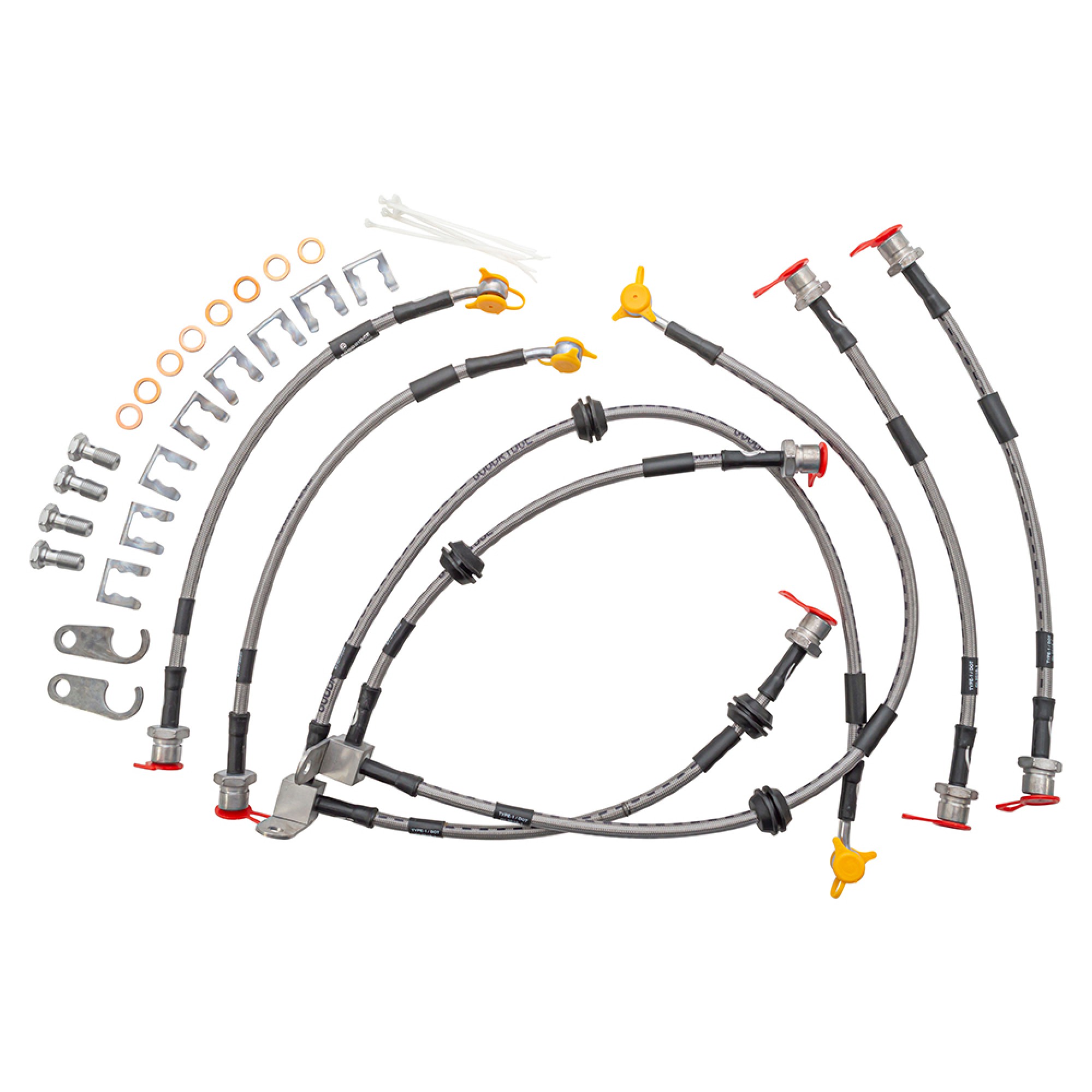 DA2673 - No Longer Available Stainless Steel Brake Hose Kit