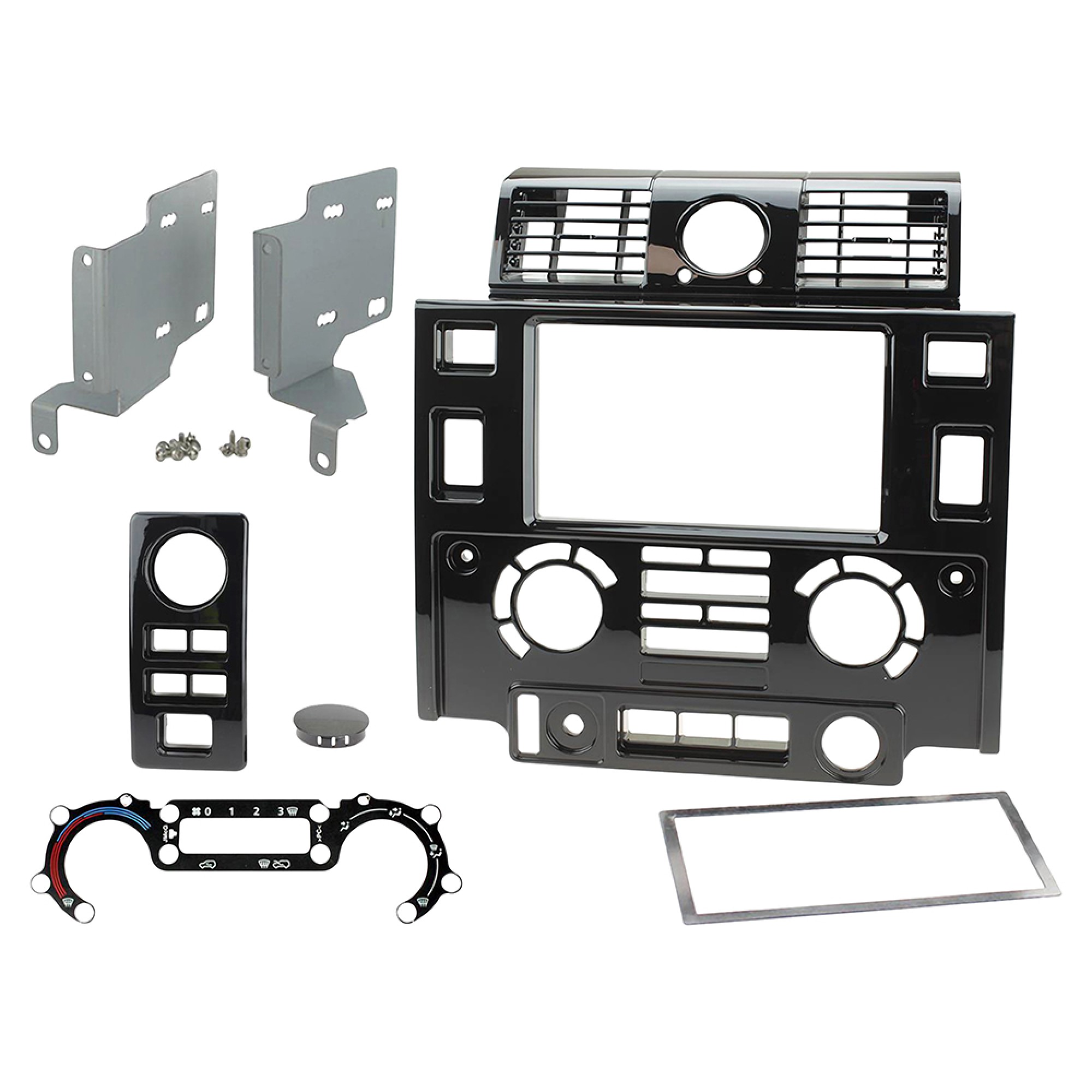 Piano Blk Puma Double Din Fascia Moveable Vents