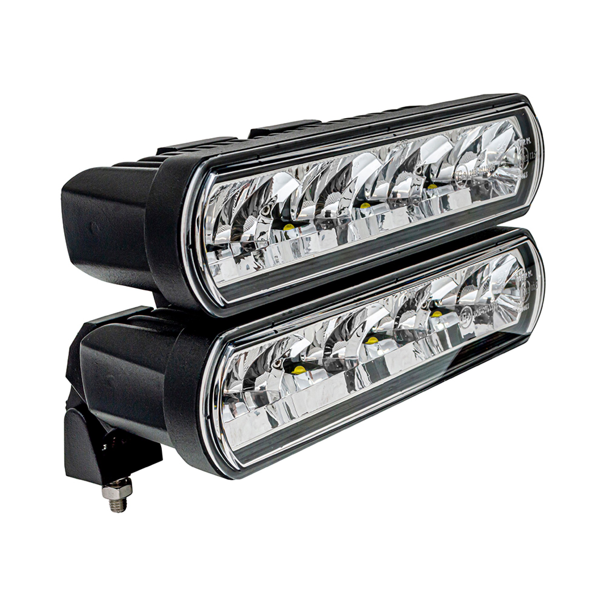 Double 40W Led Driving Light Bars 222 x 55 x 100mm