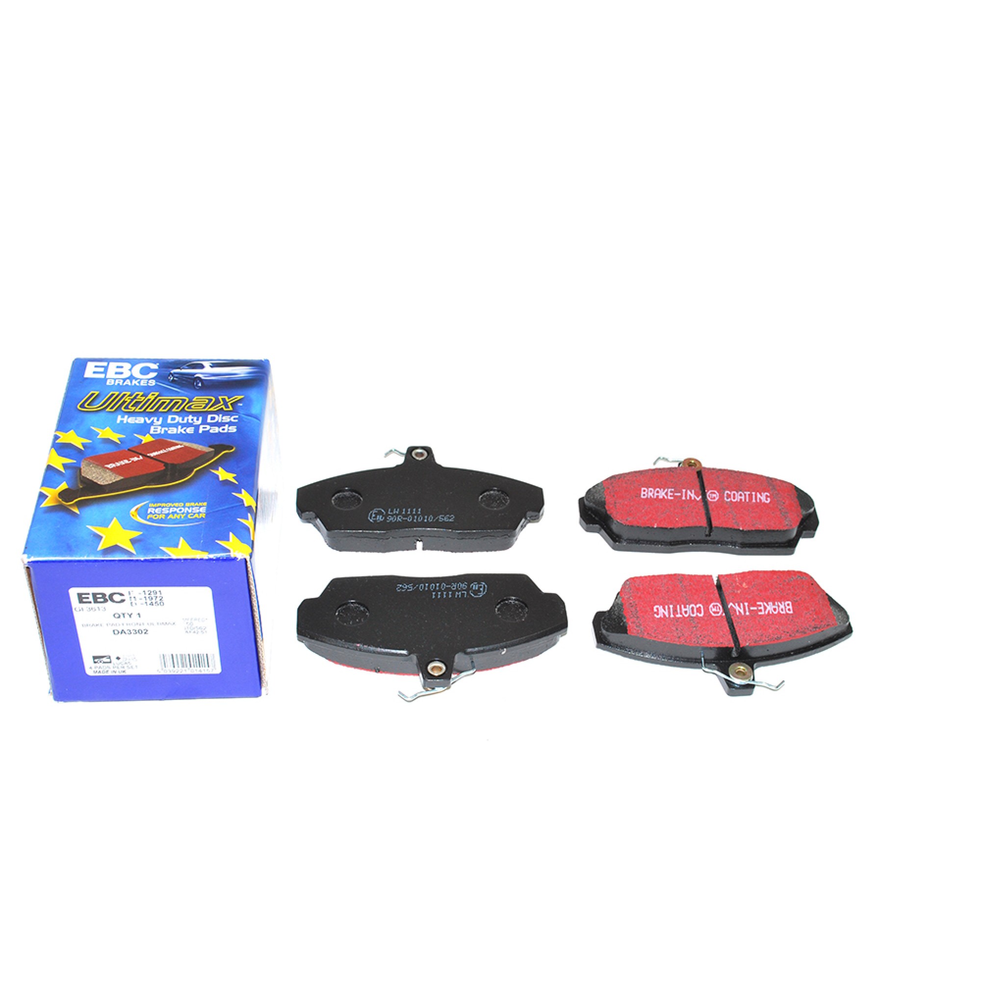 DA3302 - Freelander 1 upto 2001 Front Brake Pads Ultimax