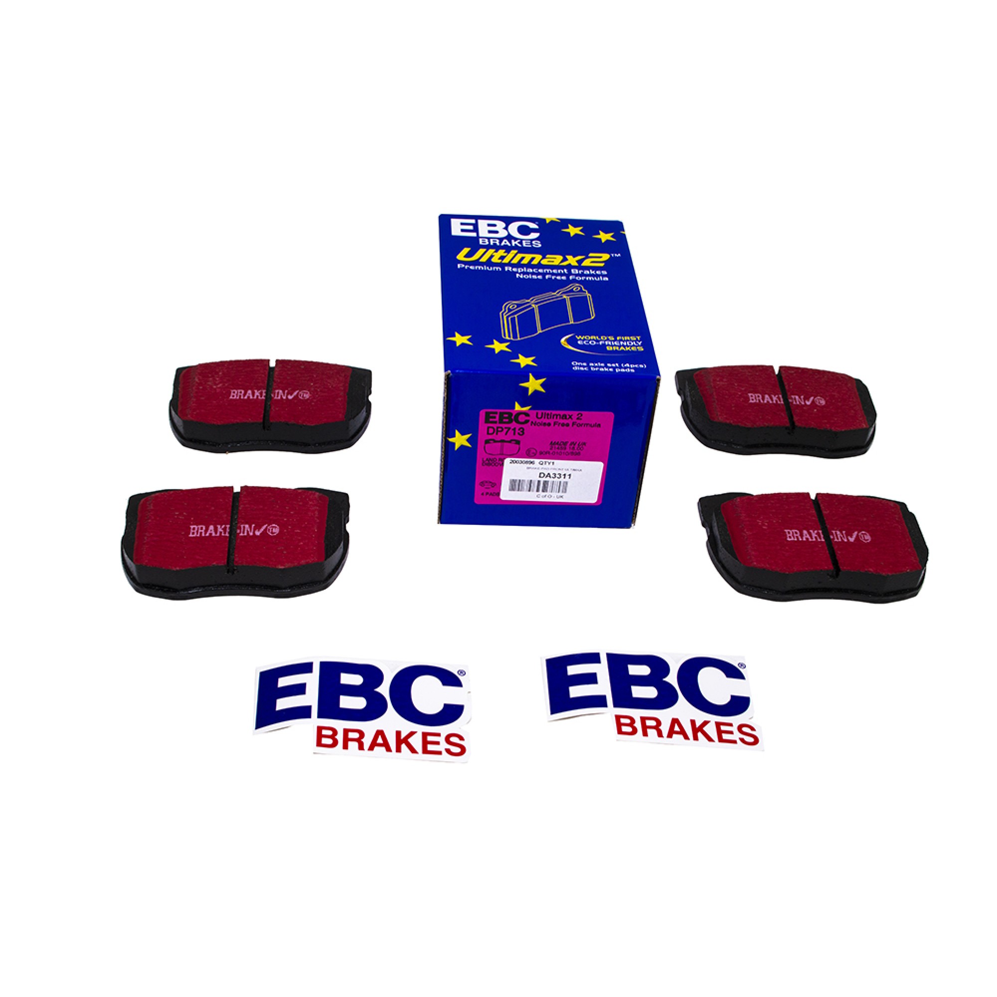 Ebc Brake Pad Front Ultimax Defender 90 1986 to 1991 SFP500160 & STC9191 - DA3311