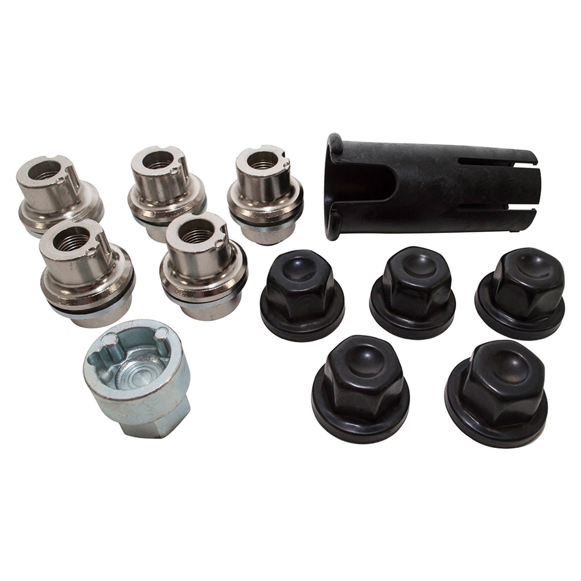 Wheel outlet nut kit