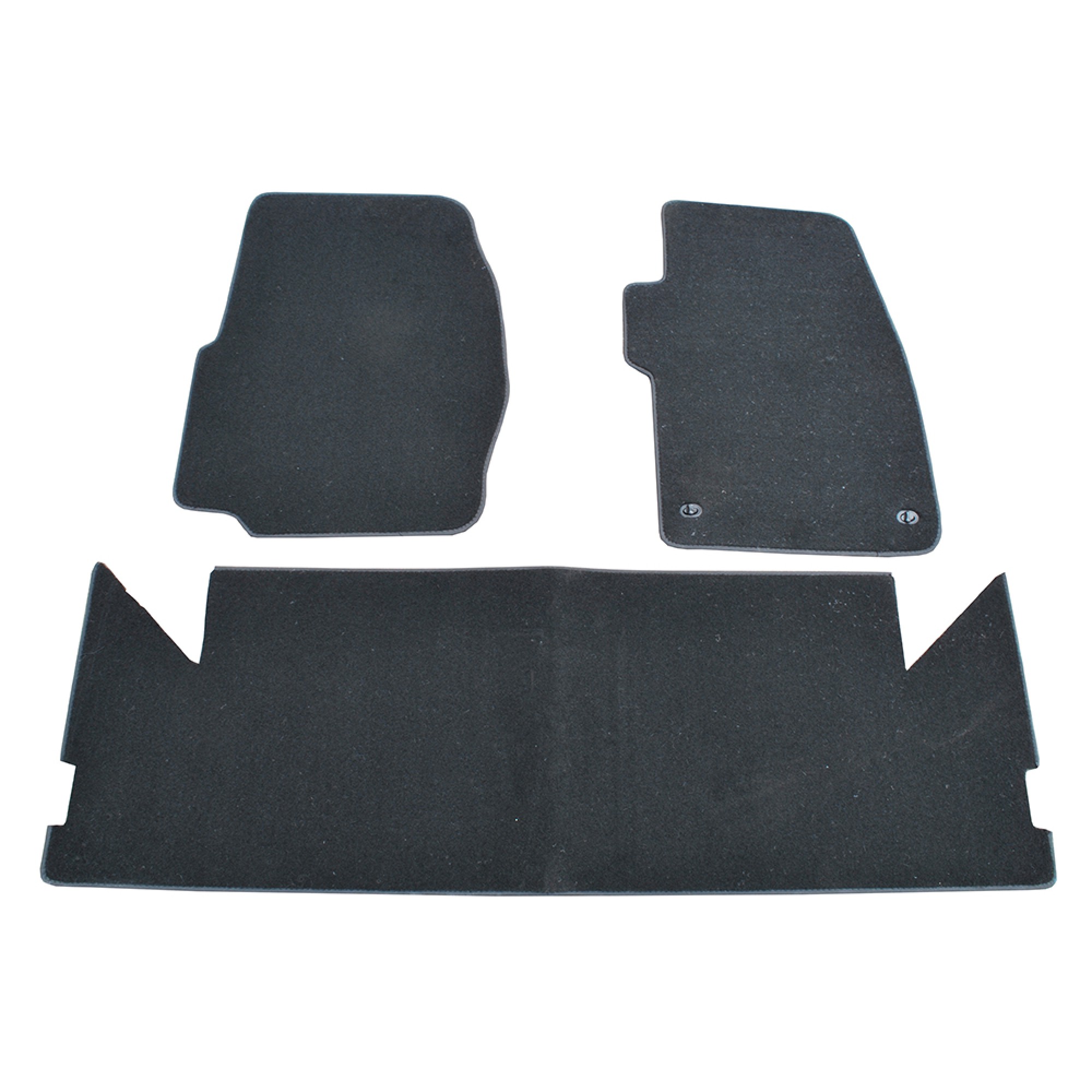 DA4023BLACK - Black Carpet Mats for Discovery 1