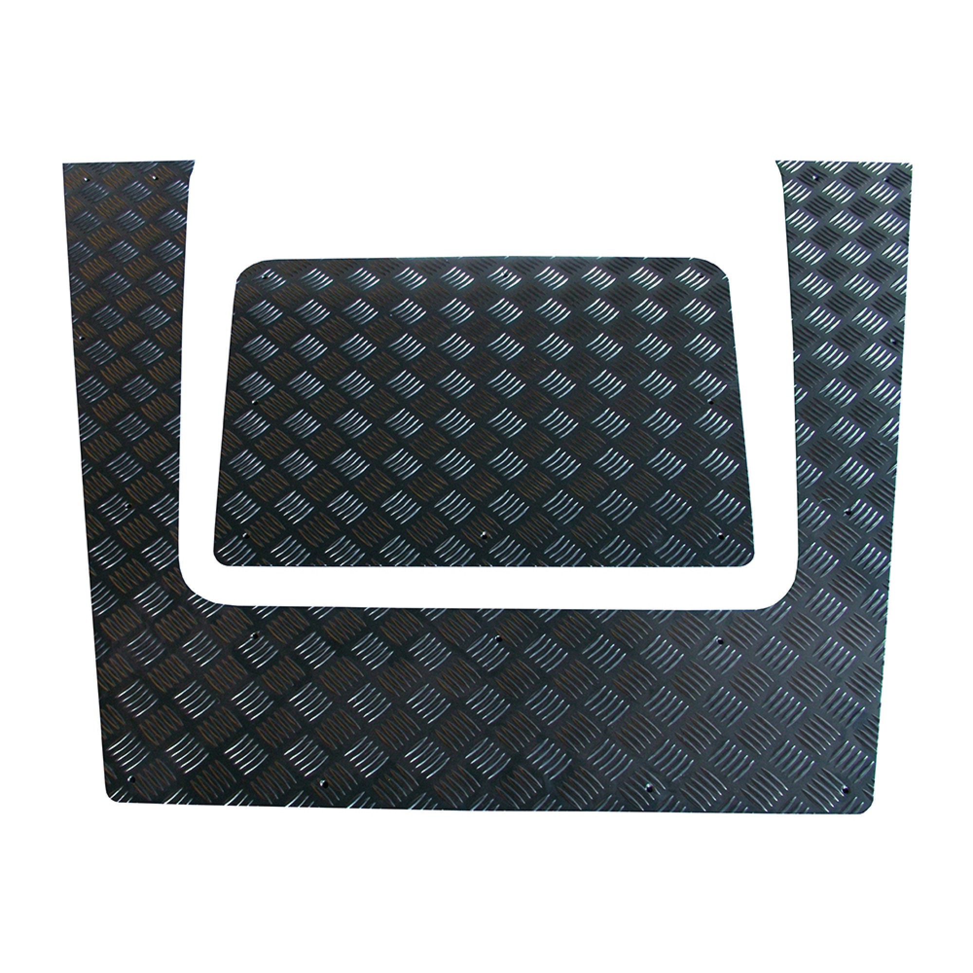 Bonnet Protector Satin Black for Defender Puma 2007 on - DA4343