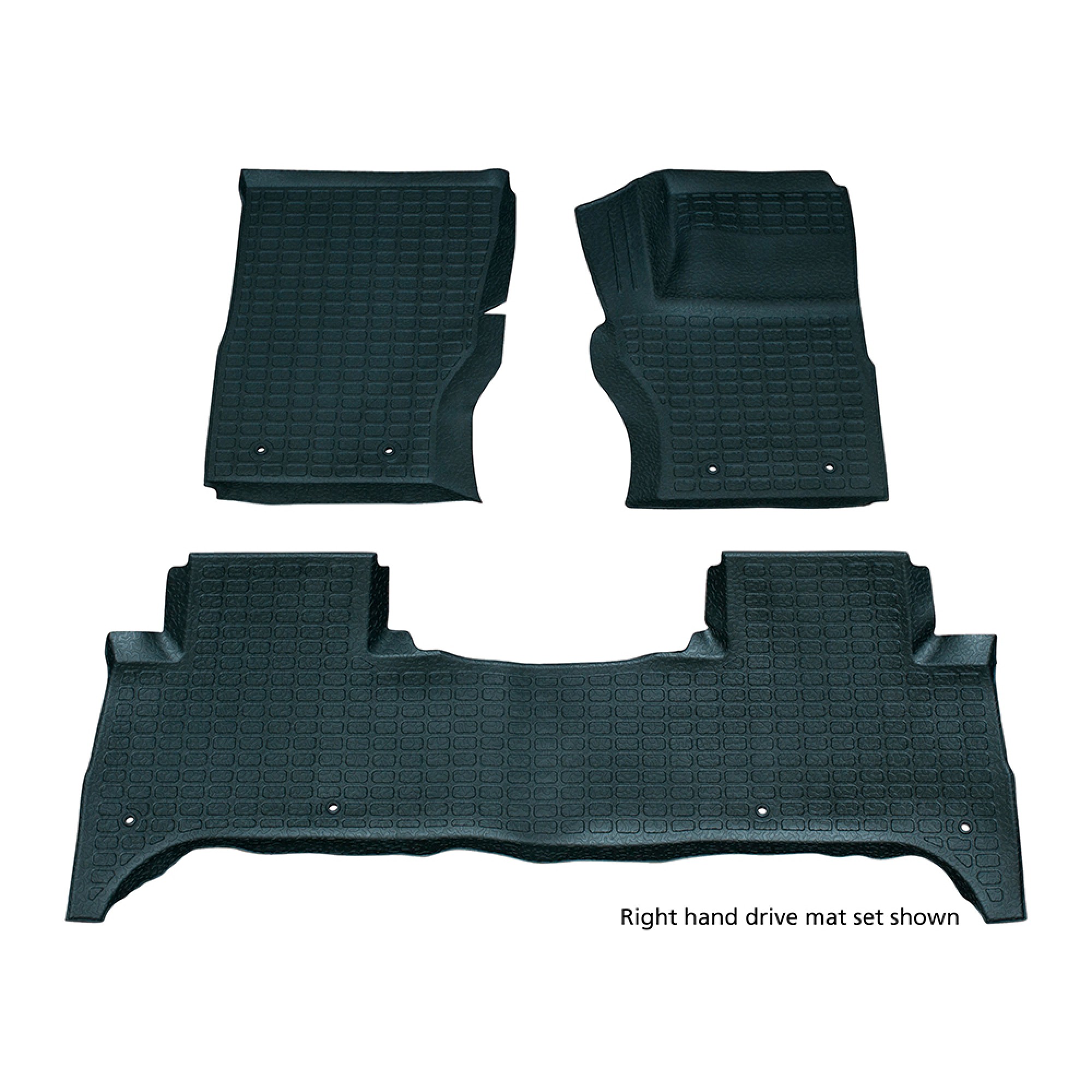 Front and Rear Rubber Mat Set Range Rover Sport LHD 2014 Onwards - DA4824