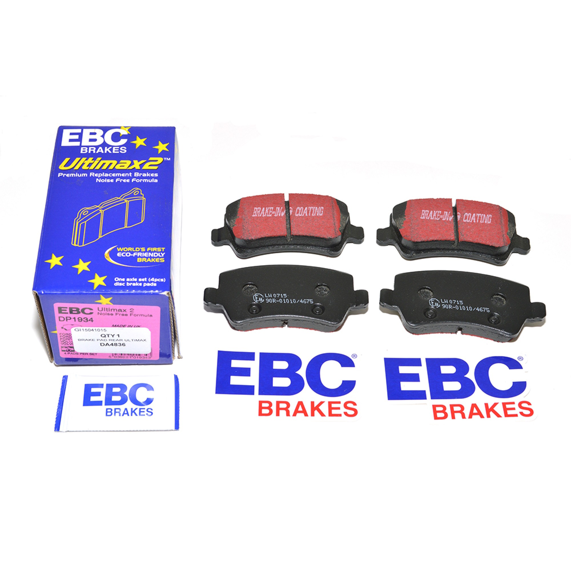 Evoque 2012 2015 Ultimax Brake Pads Rear