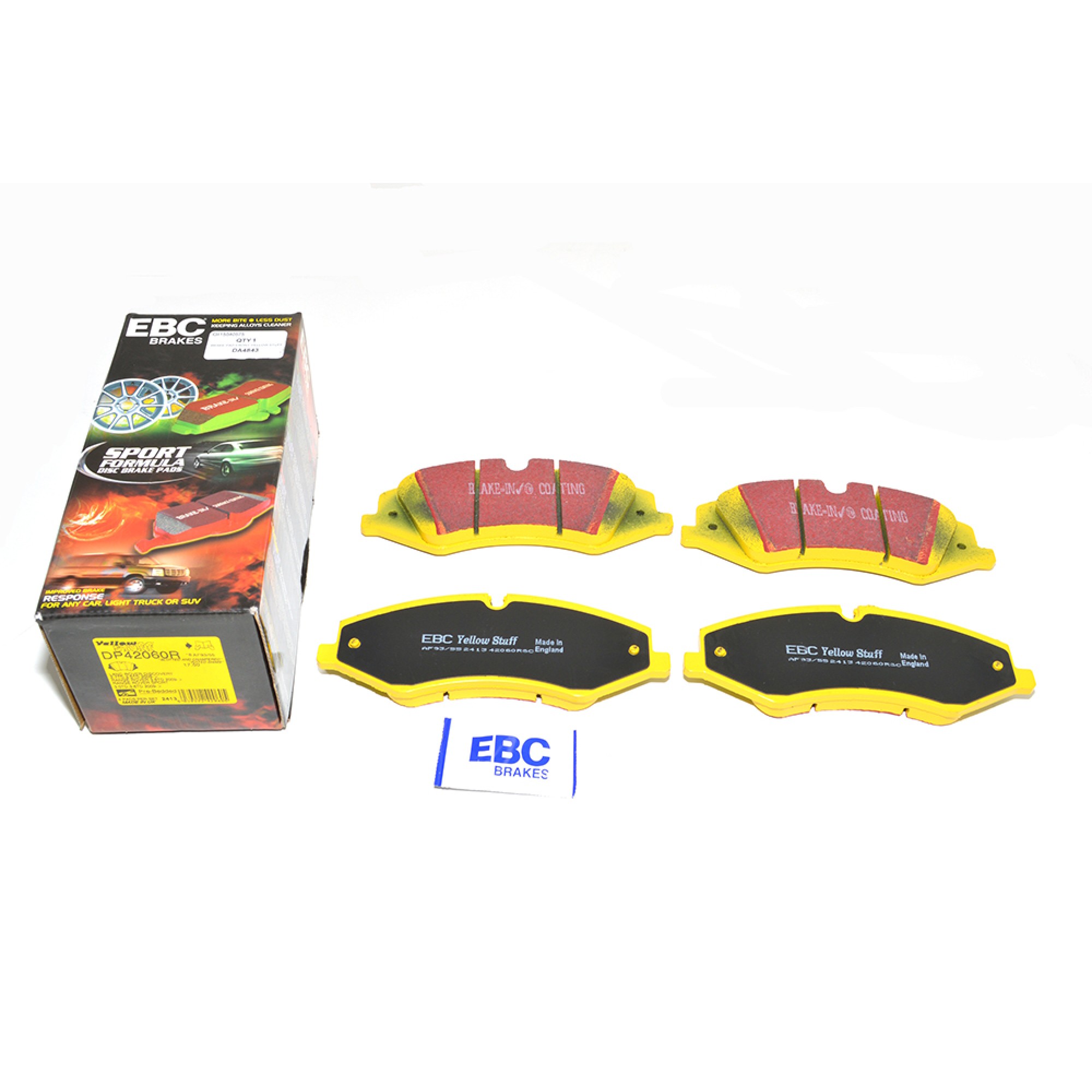 DA4843 Brake Pad Front Yellow Stuff