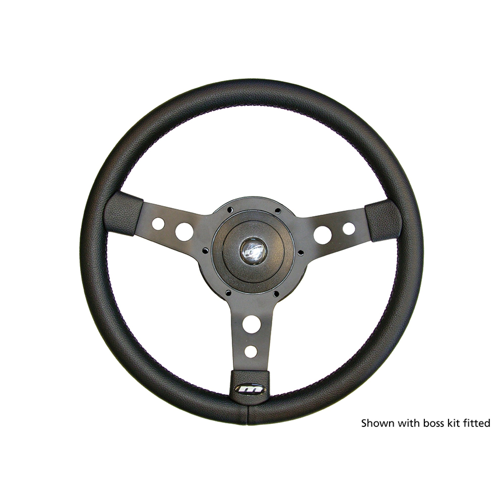 3 Spoke Black Mountney Steering Wheel