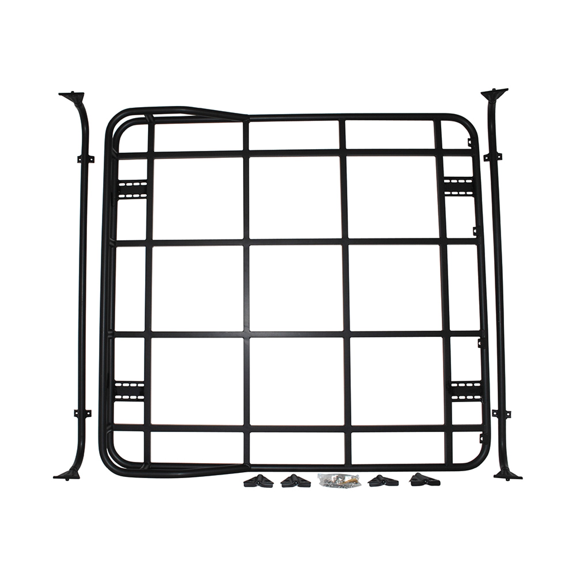 Safety Devices Explorer 110 130 Double Cab Roof Rack Short Side Rail 1.6M x 1.4M