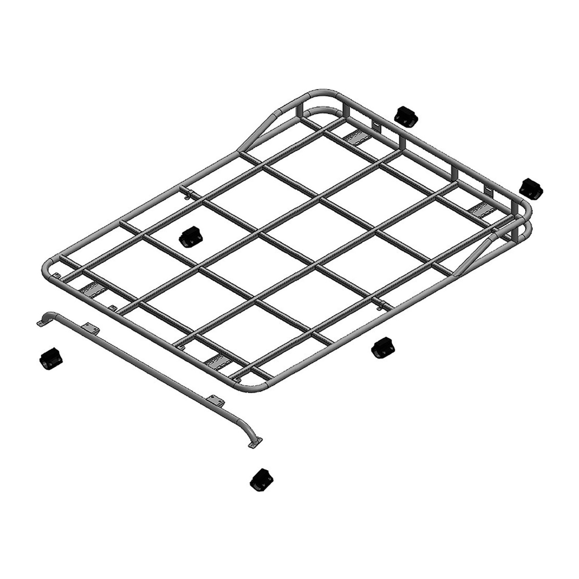 DA4712 - Safety Devices Explorer Roof Rack 90 Roll Cage Mount 2.0M x 1.4M