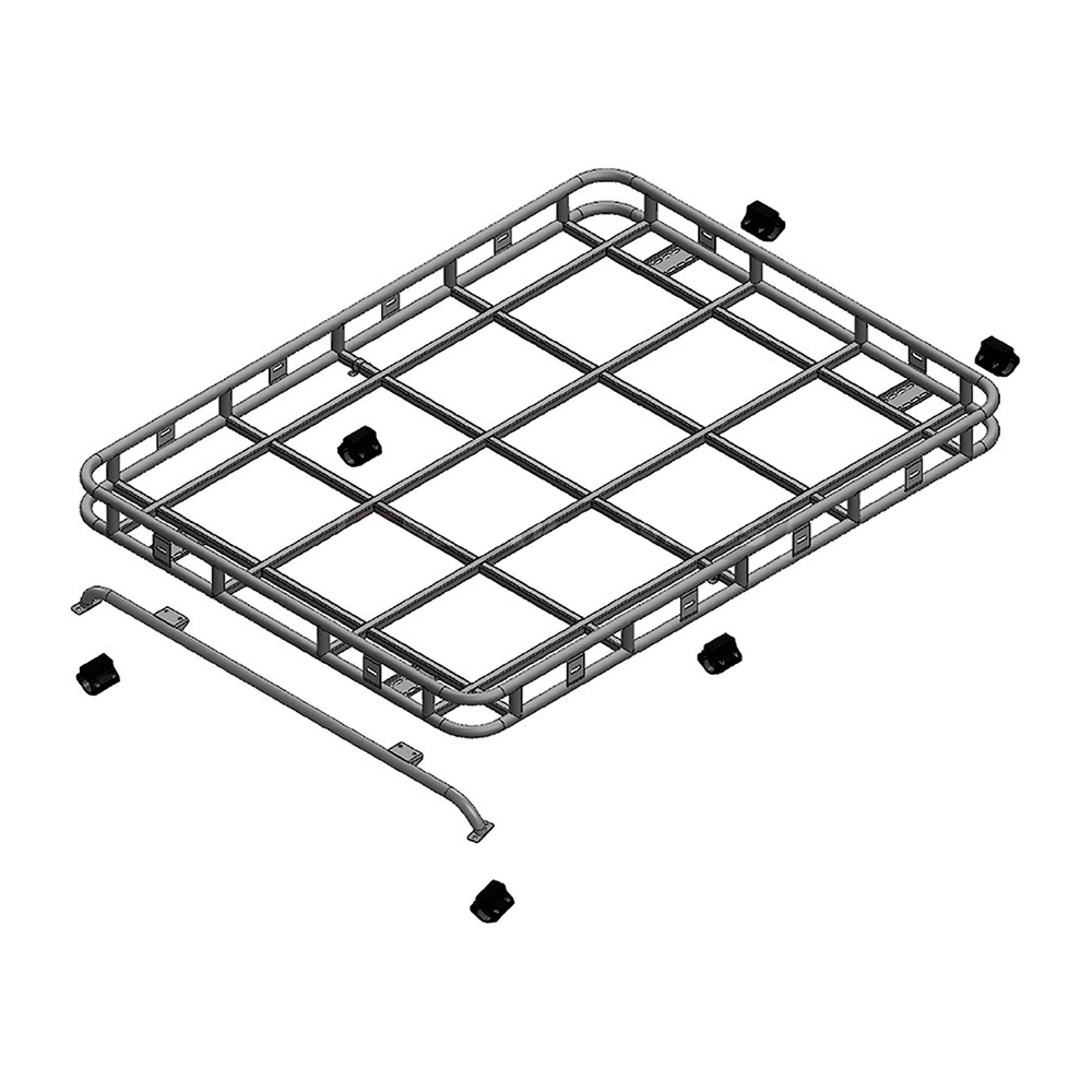 DA4723 Safety Devices Explorer Roof Rack Roll Cage Mount 2.0M x 1.4M