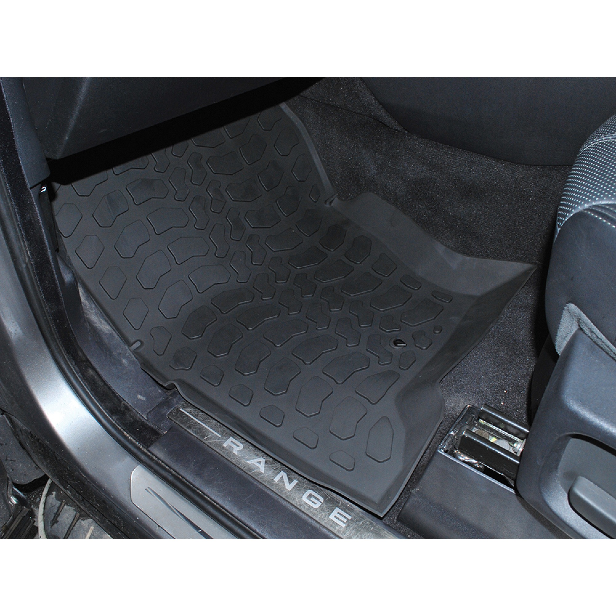 Front and Rear Rubber Over Mats - Range Rover Sport 2005-2013 RHD