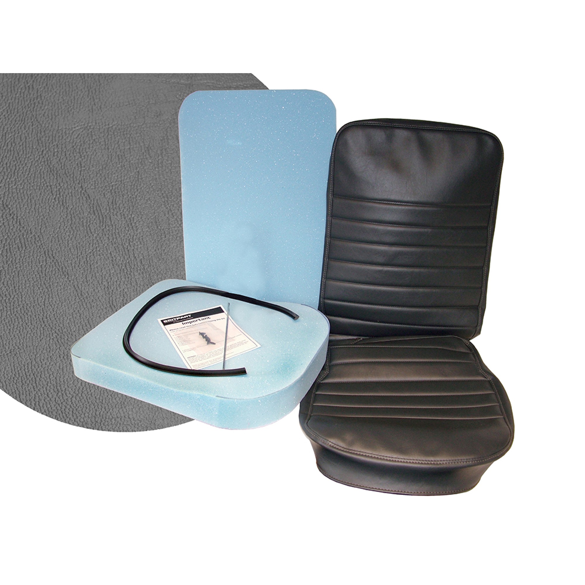 DA5635E - 90/110 Front Centre Seat Retrim Kit Grey 1990 Onwards