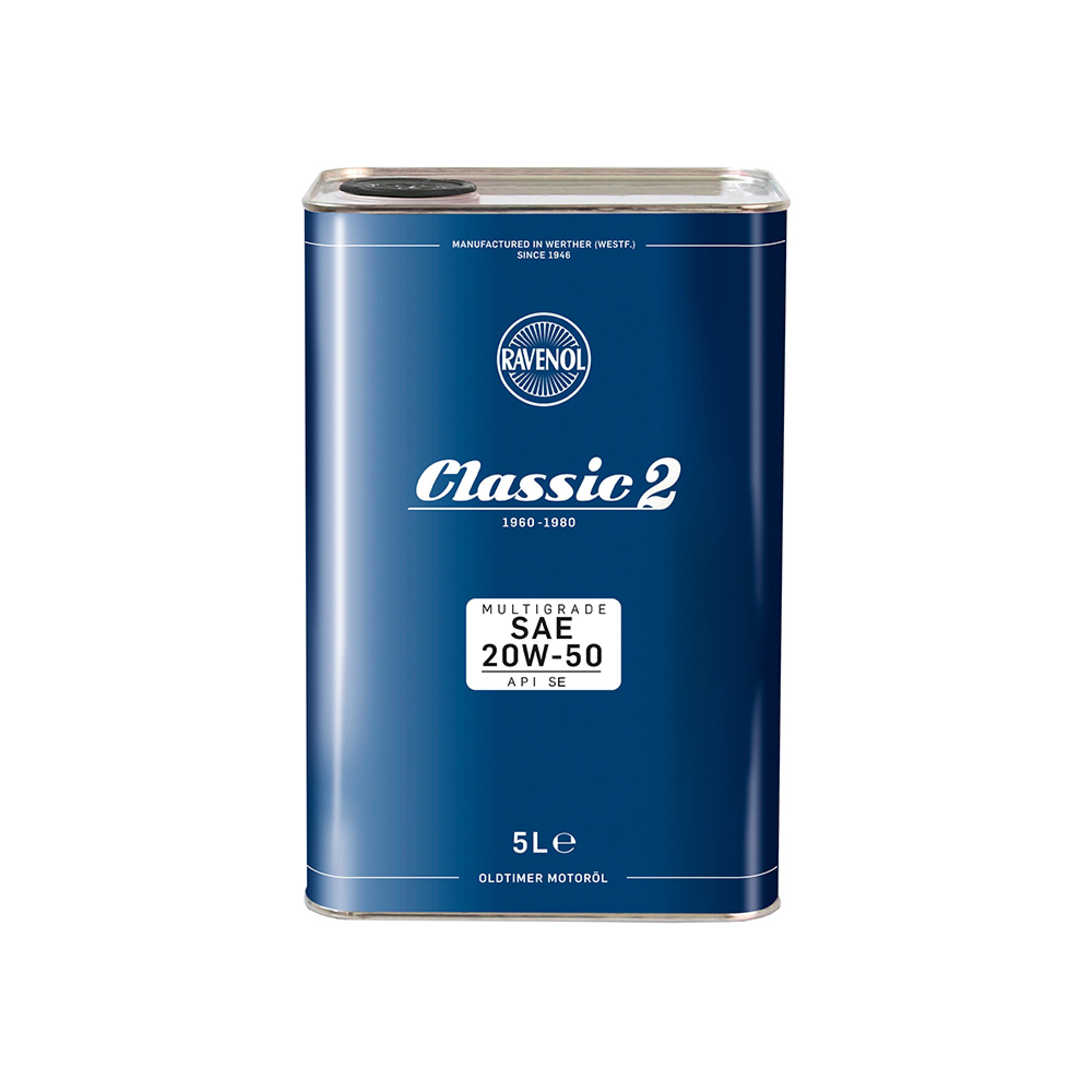 DA4964 - Ravenol Classic Multigrade Oil Se 20W50 5L Post 1960 Engines