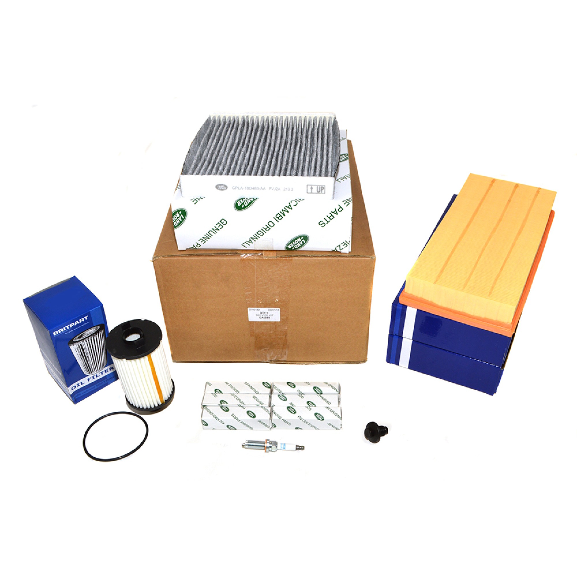 DA6098 - Britpart Service Kit 3.0 V6 Petrol R/R L405 and Sport L405 Vin Vin EA128398 Onwards Sport Vin Vin EA3001263 Onwards