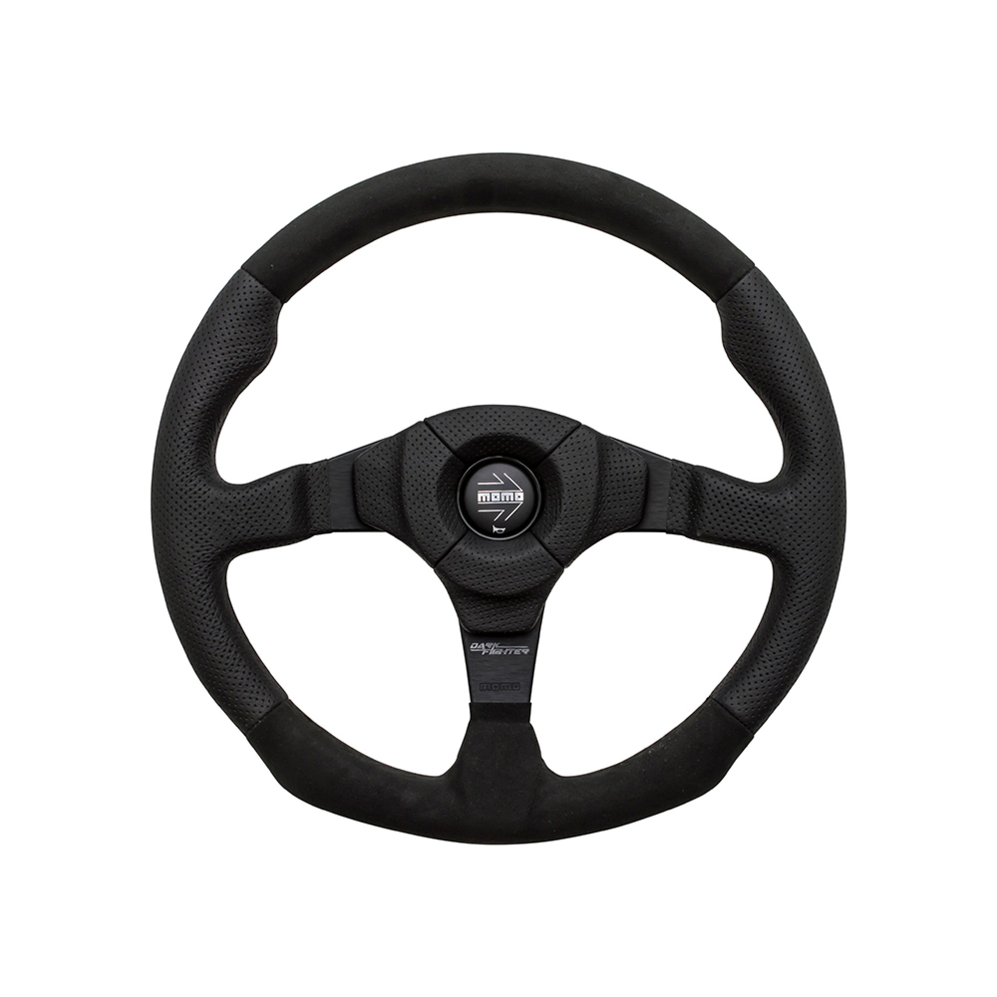 DA5737 - Momo Dark Fighter Steering Wheel 350mm