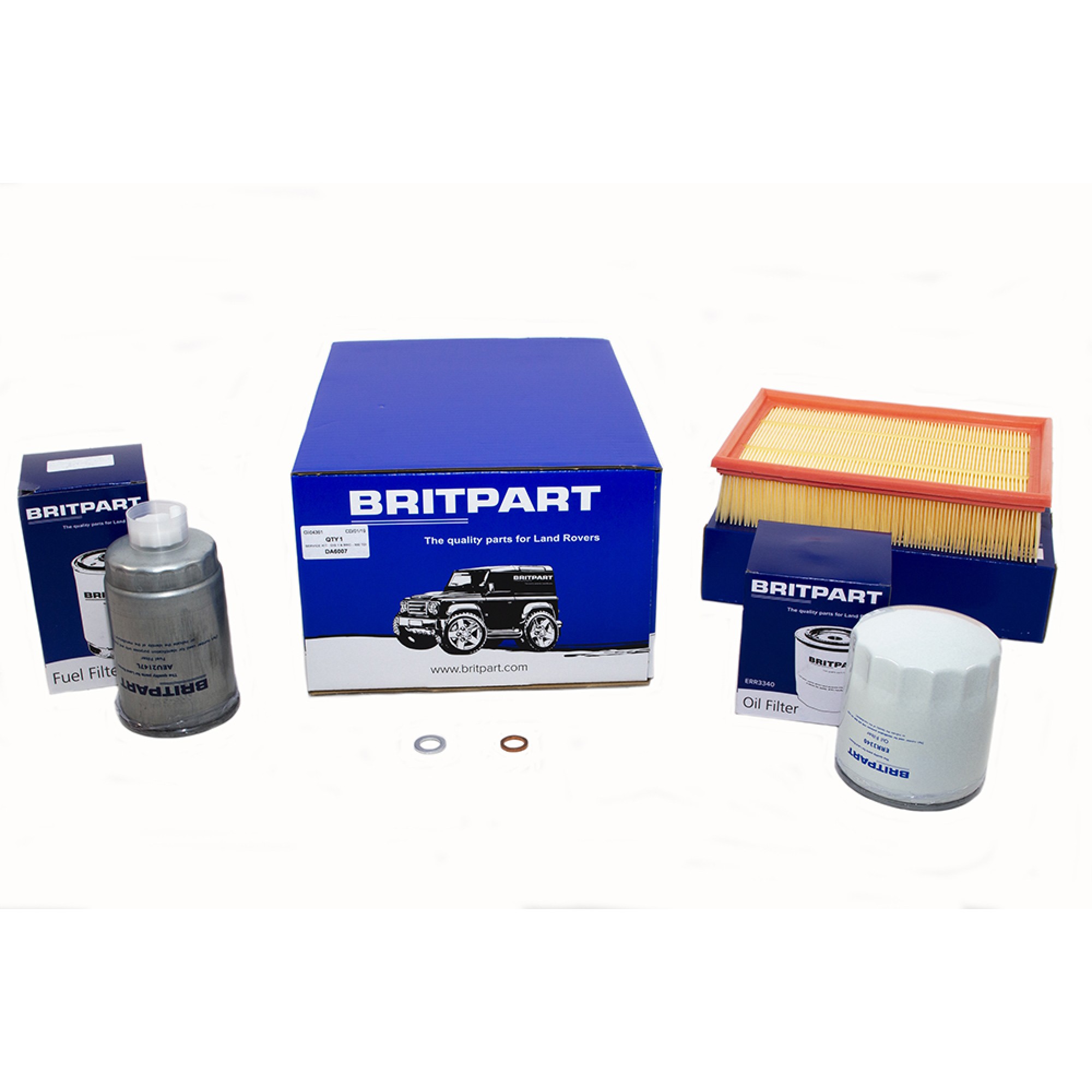 FUEL & AIR FILTERS Britpart LAND ROVER DISCOVERY 1 300TDi NEW SERVICE FILTER KIT OIL 