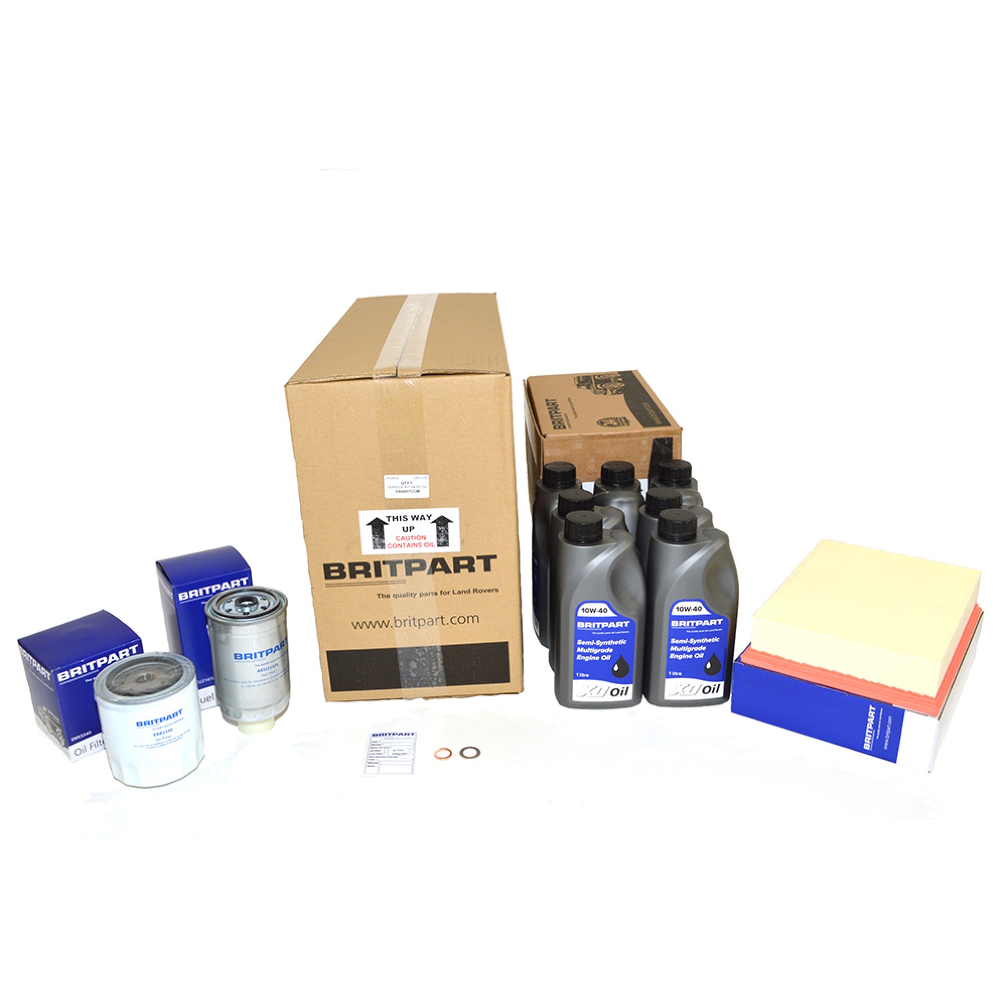 DA6007COM - Britpart Discovery 1 300TDI Service Kit with Oil 10W40 (Unable to Ship Overseas See Alternative DA6007)