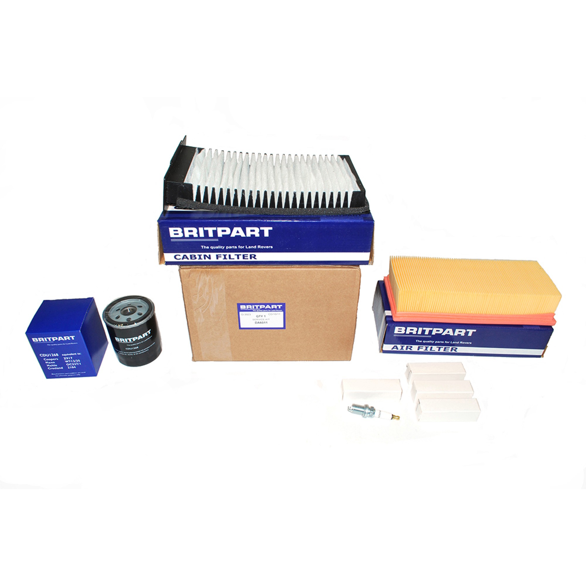 DA6011 - Freelander 1 Service Kit 1.8 Petrol upto YA999999 Britpart