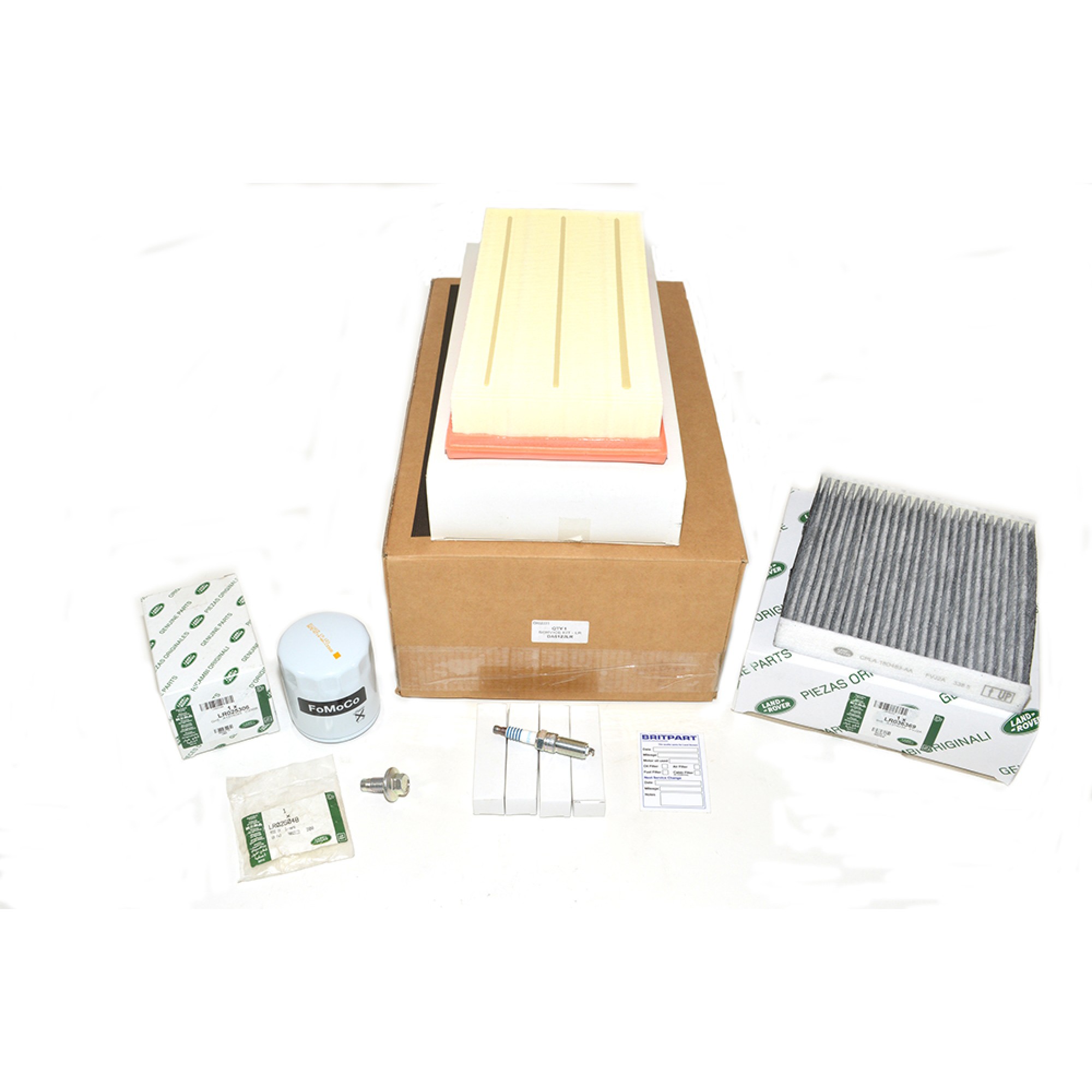 DA6122LR - Genuine Service Kit for Range Rover L405 and Sport 2.0L Turbo P