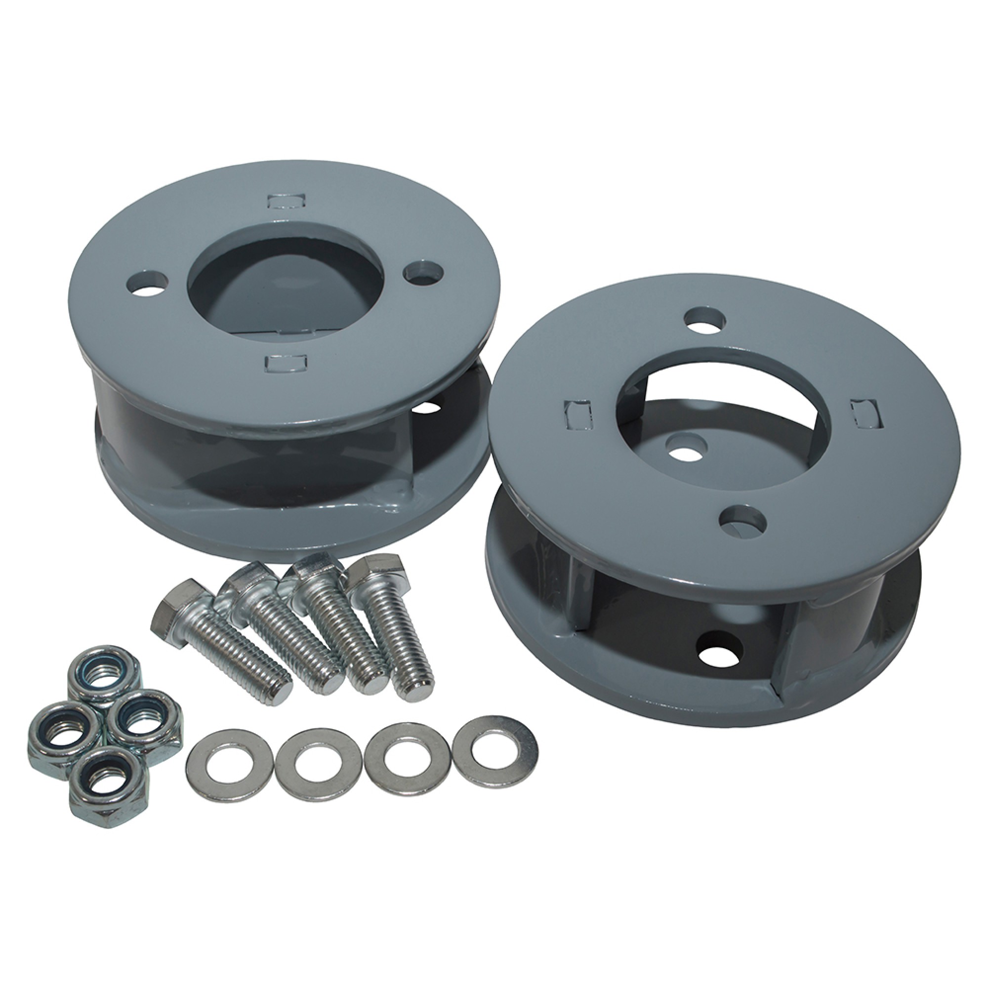 DA6344 - +50mm Spring Lift Spacer Blocks Front Defender Discovery Range Rover Classic