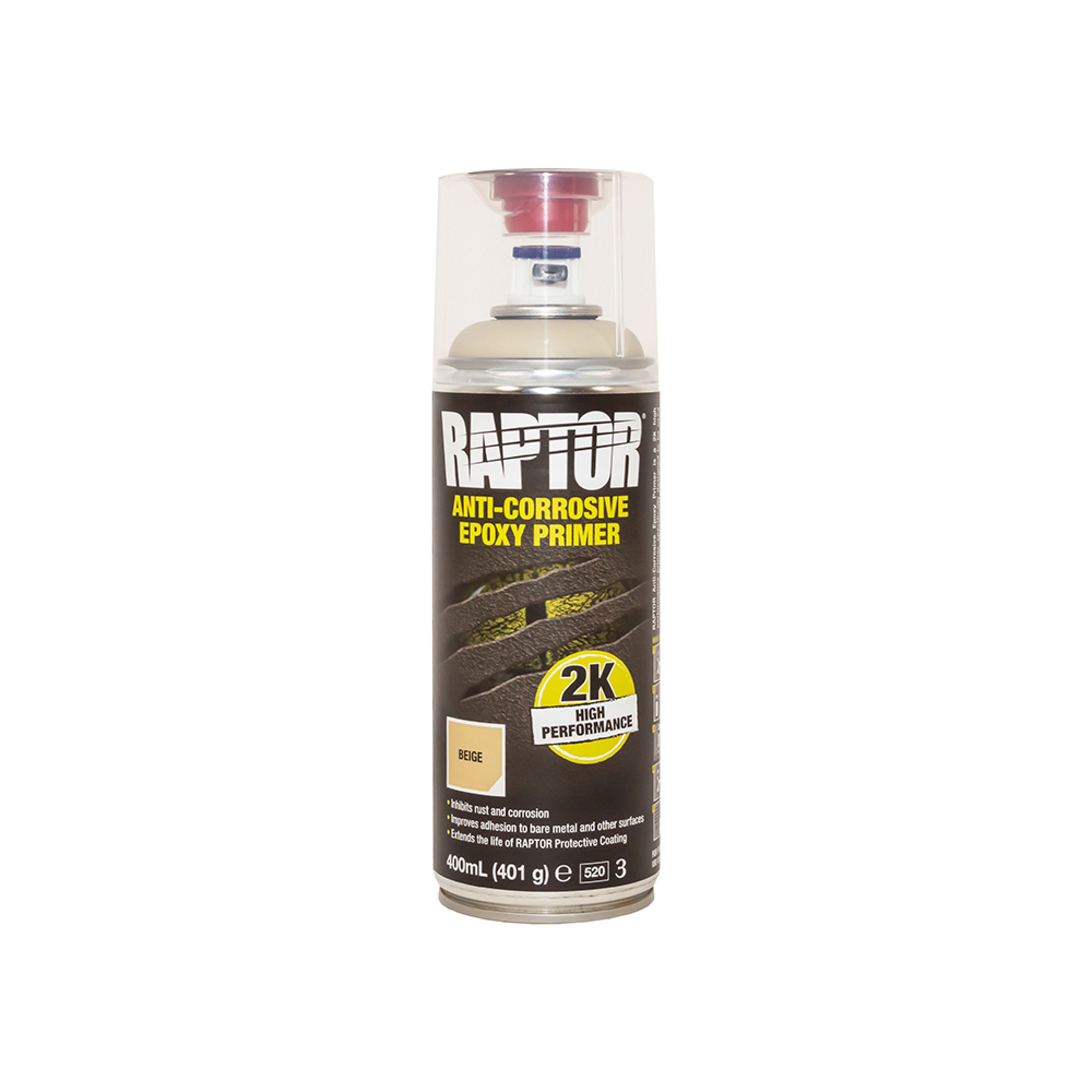 DA6647 - Raptor 2K Epoxy Primer Aerosol Beige Single Raptor