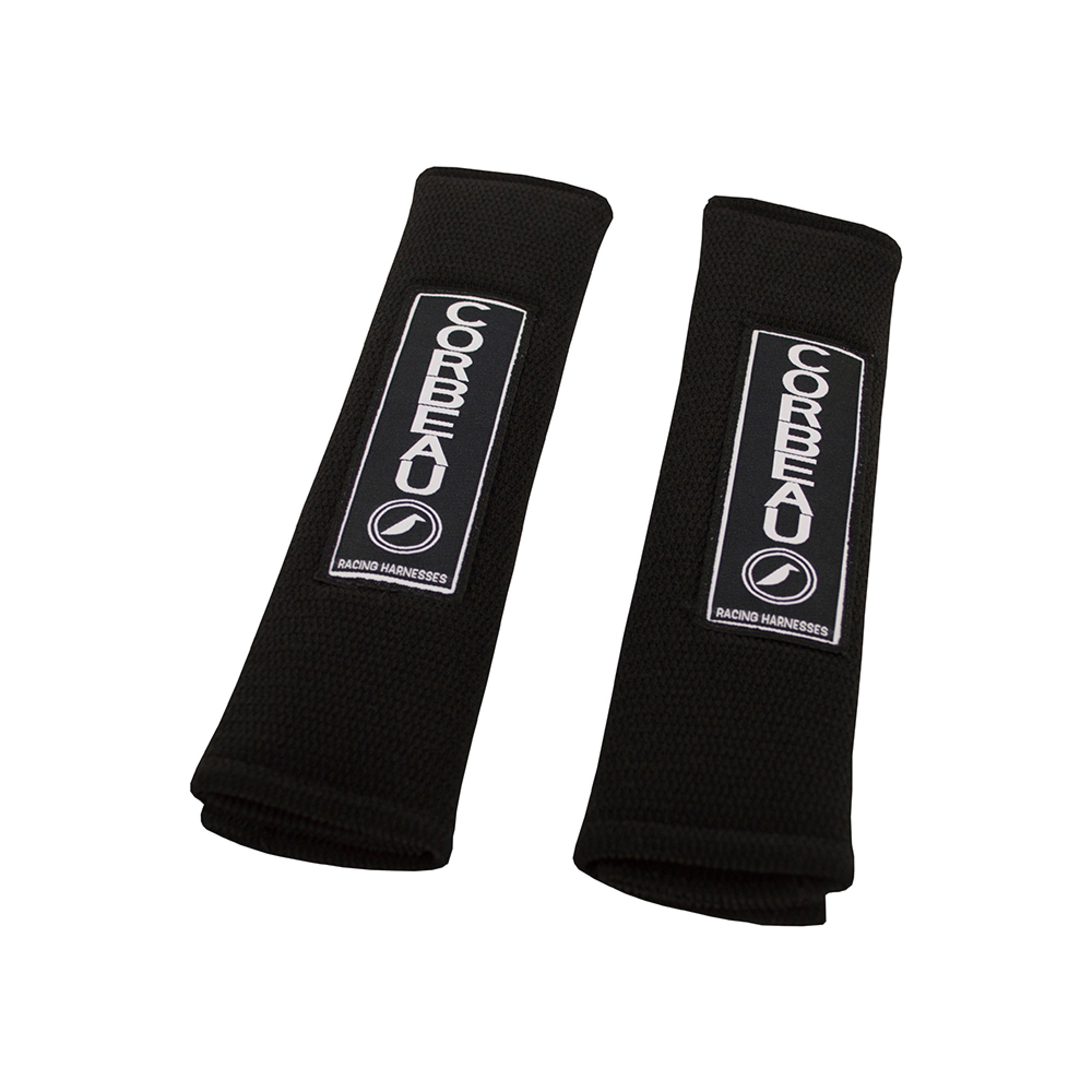 Black Corbeau Seat Belt Harness Pads - DA7316