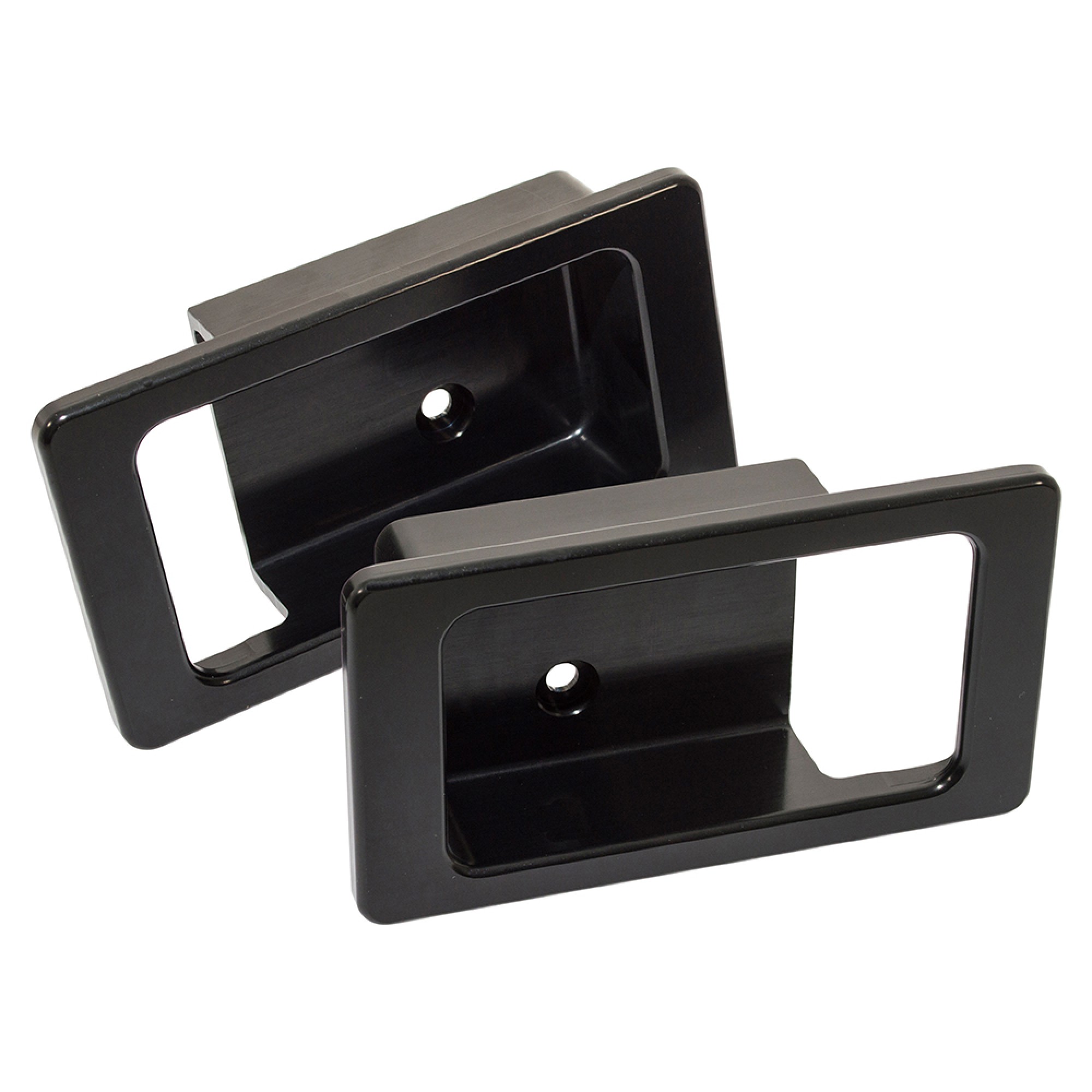 Door Lever Surround Pair Black for Defender