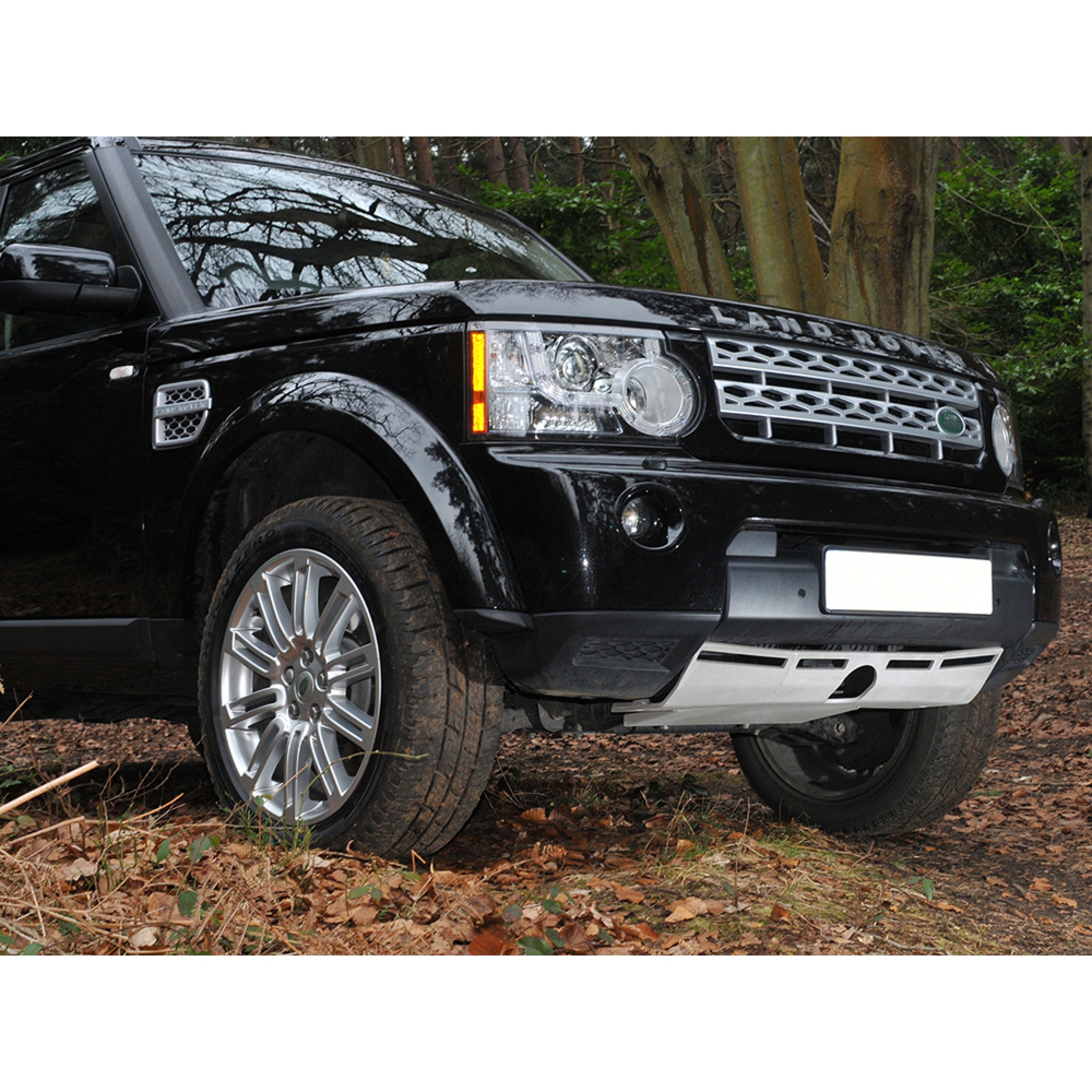Sump Guard 8mm Aluminium Silver Finish for Discovery 4
