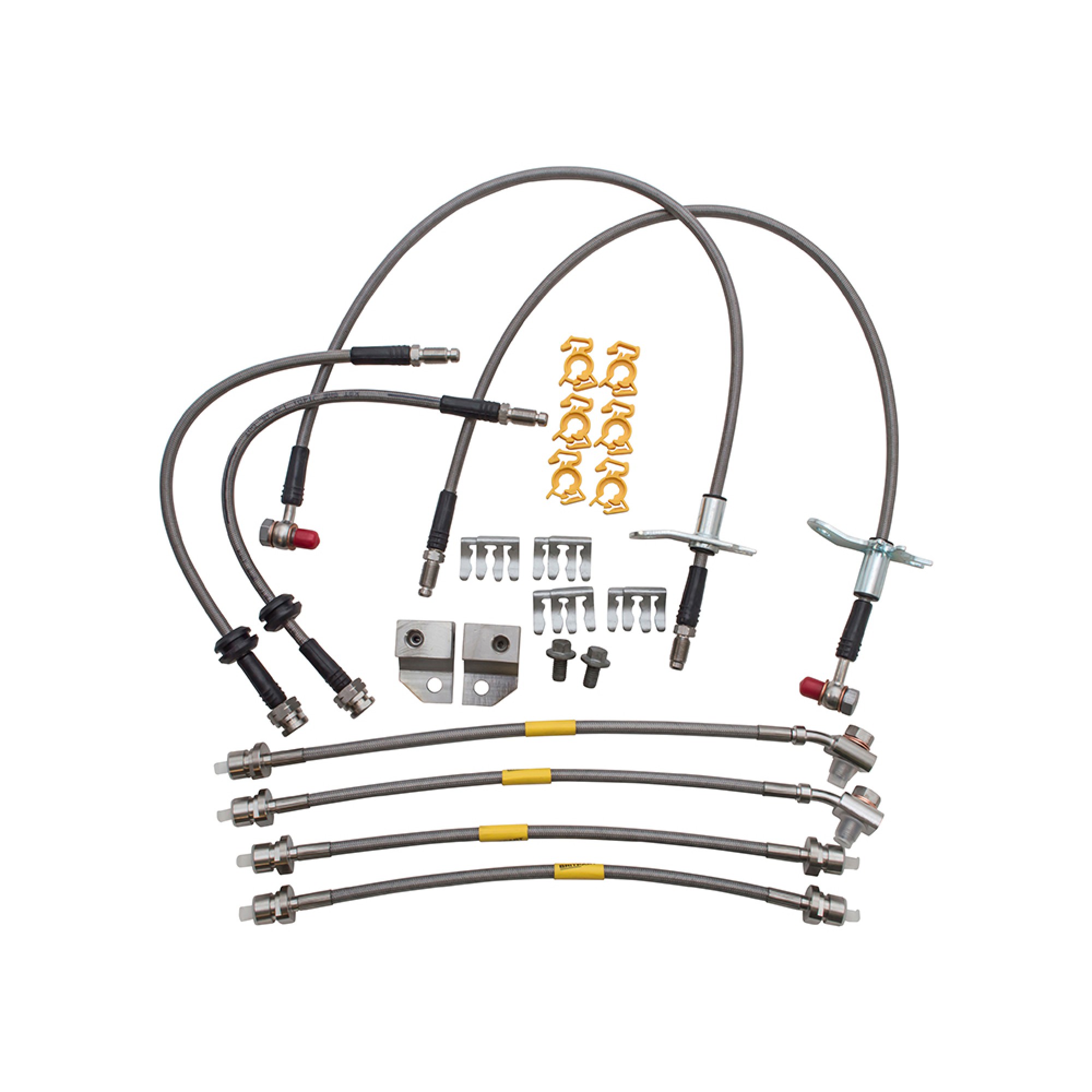 DA7561 - Disco 34 & Sport Stainless Steel Brake Hose Kit