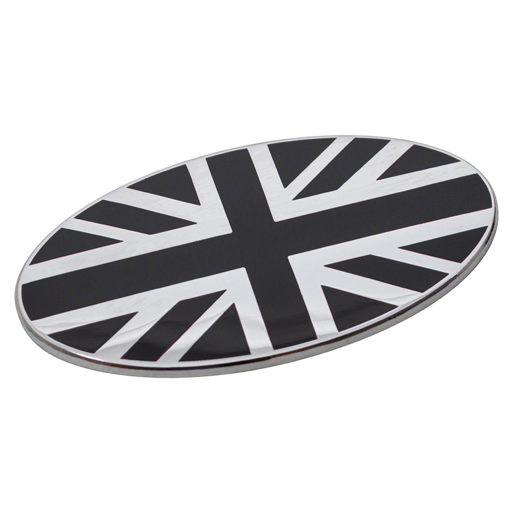 Oval Union Jack Badge