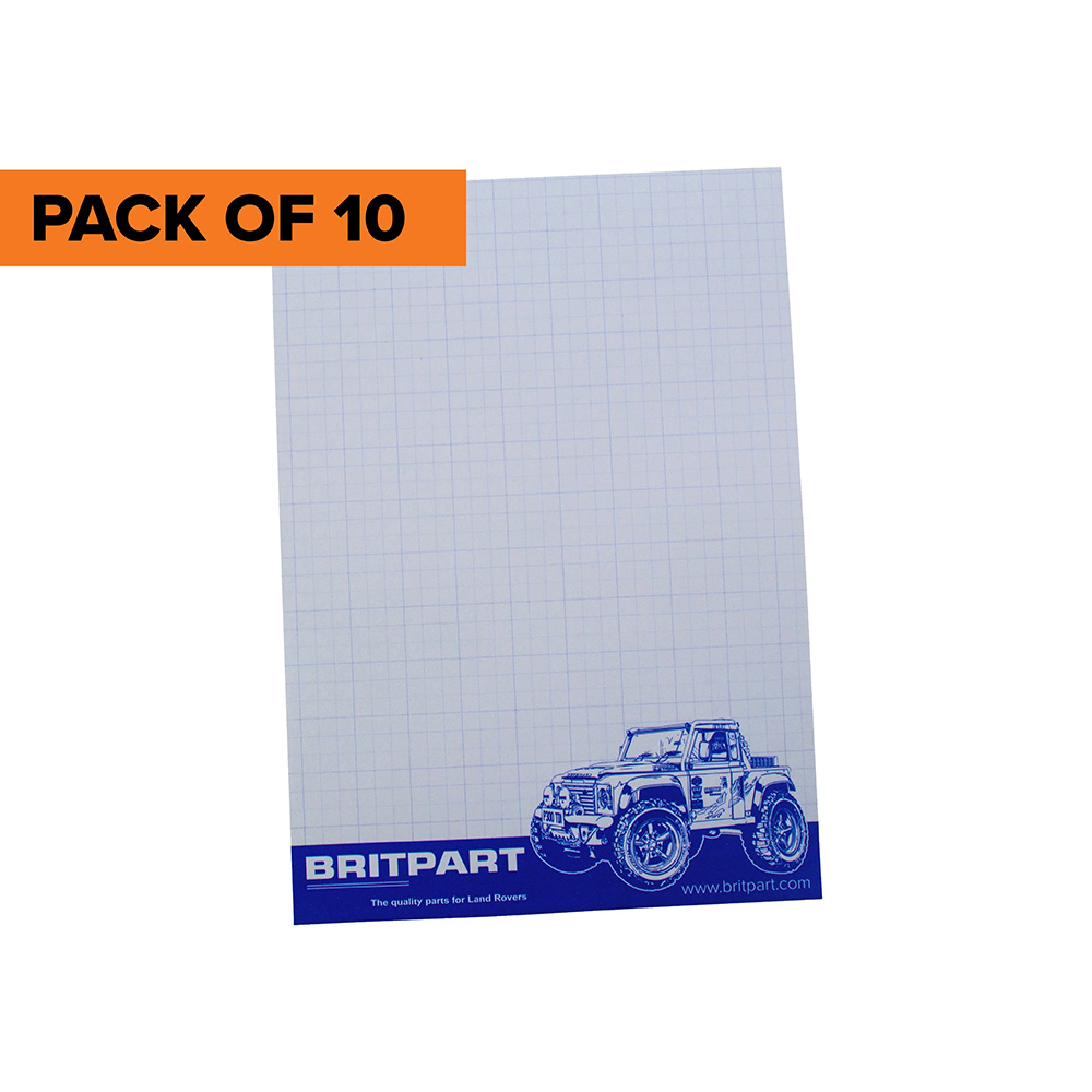 DA8048 - Britpart A5 Note Pads - Bundle Of 10
