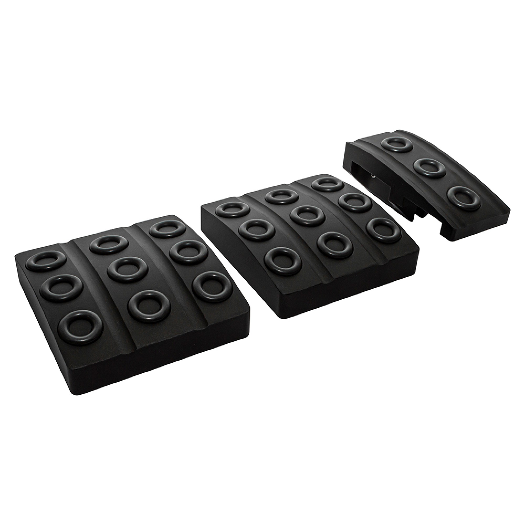 Black Aluminium Pedal Covers Defender TD5/Tdci