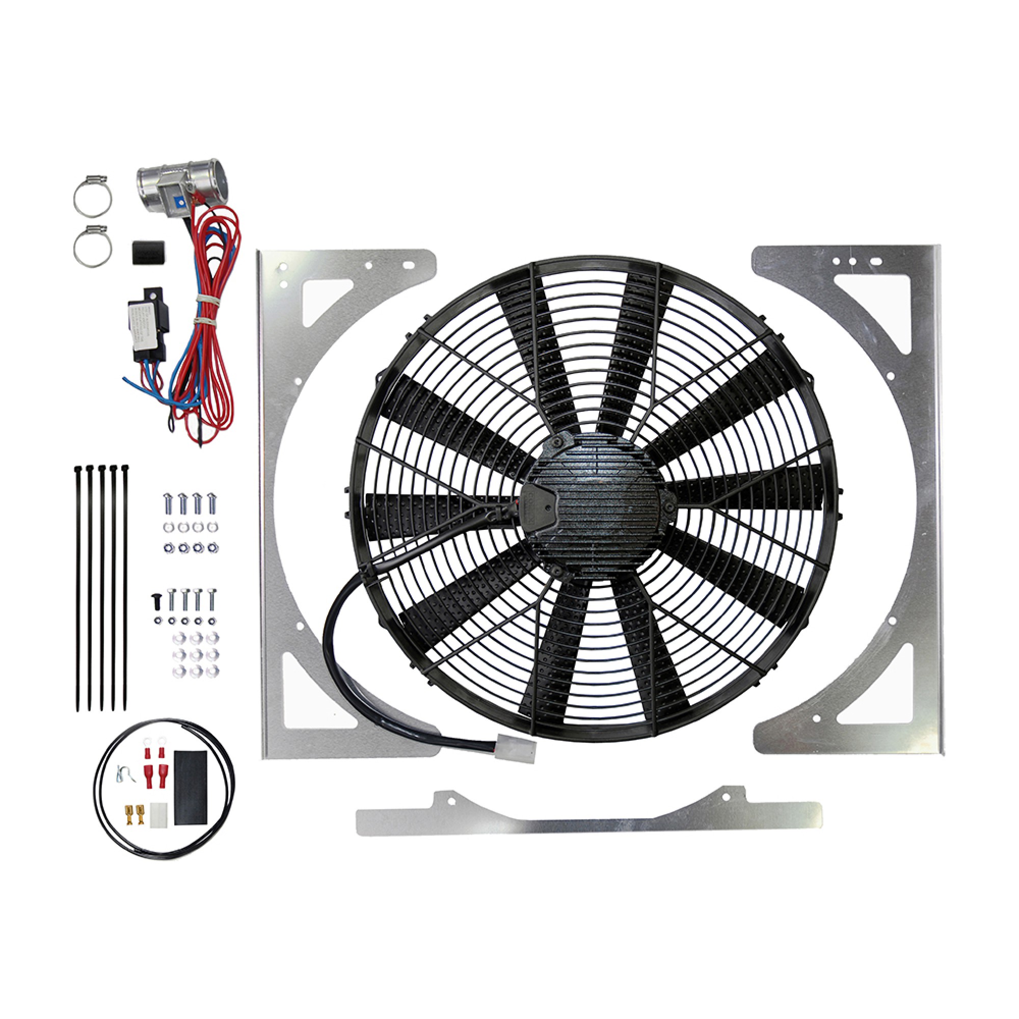 DA8967 - Revotec Electronic Fan Conversion Kit Def/Disco 200/300 TDI 15.2" High Power Suction Fan