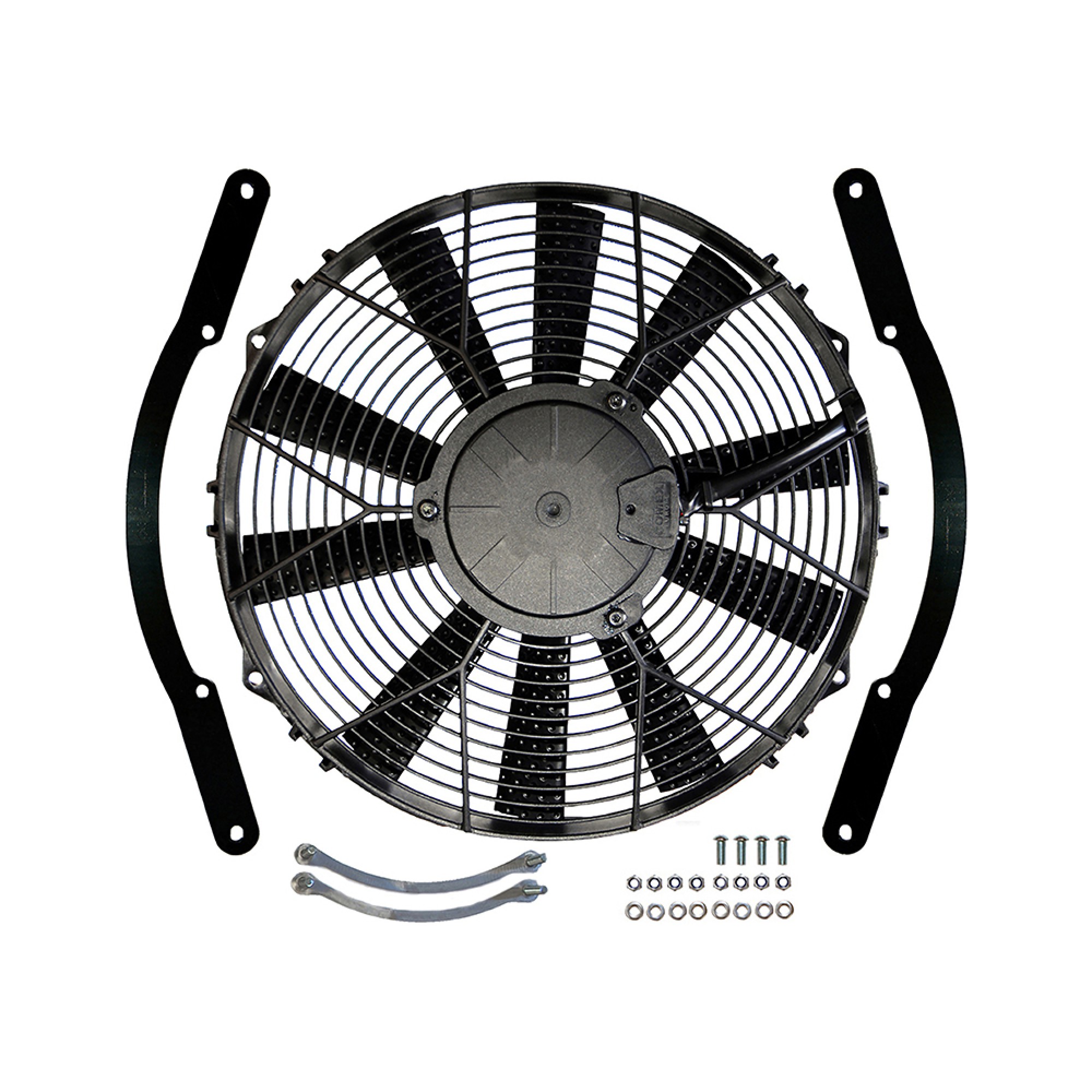 DA8972 - Replacement Air Con Fan Discovery 2 Direct Replacement for OEM Part Number. JRP100000 Kit Contains: 1 x 12" High Power Blowing Fan, 2 x Anodised Brackets and 1 x Fixing Kit