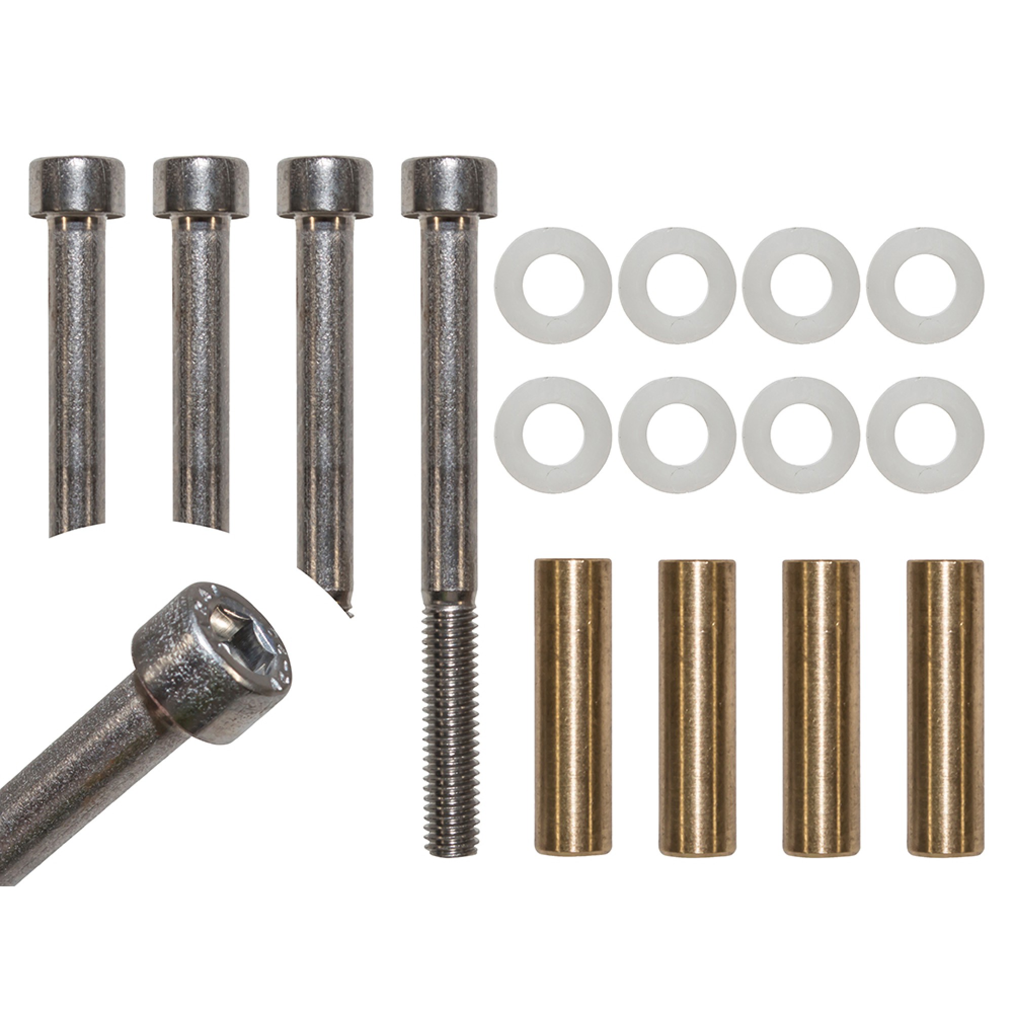 Door Hinge Bolts Inserts & Washers for Defender/Series
