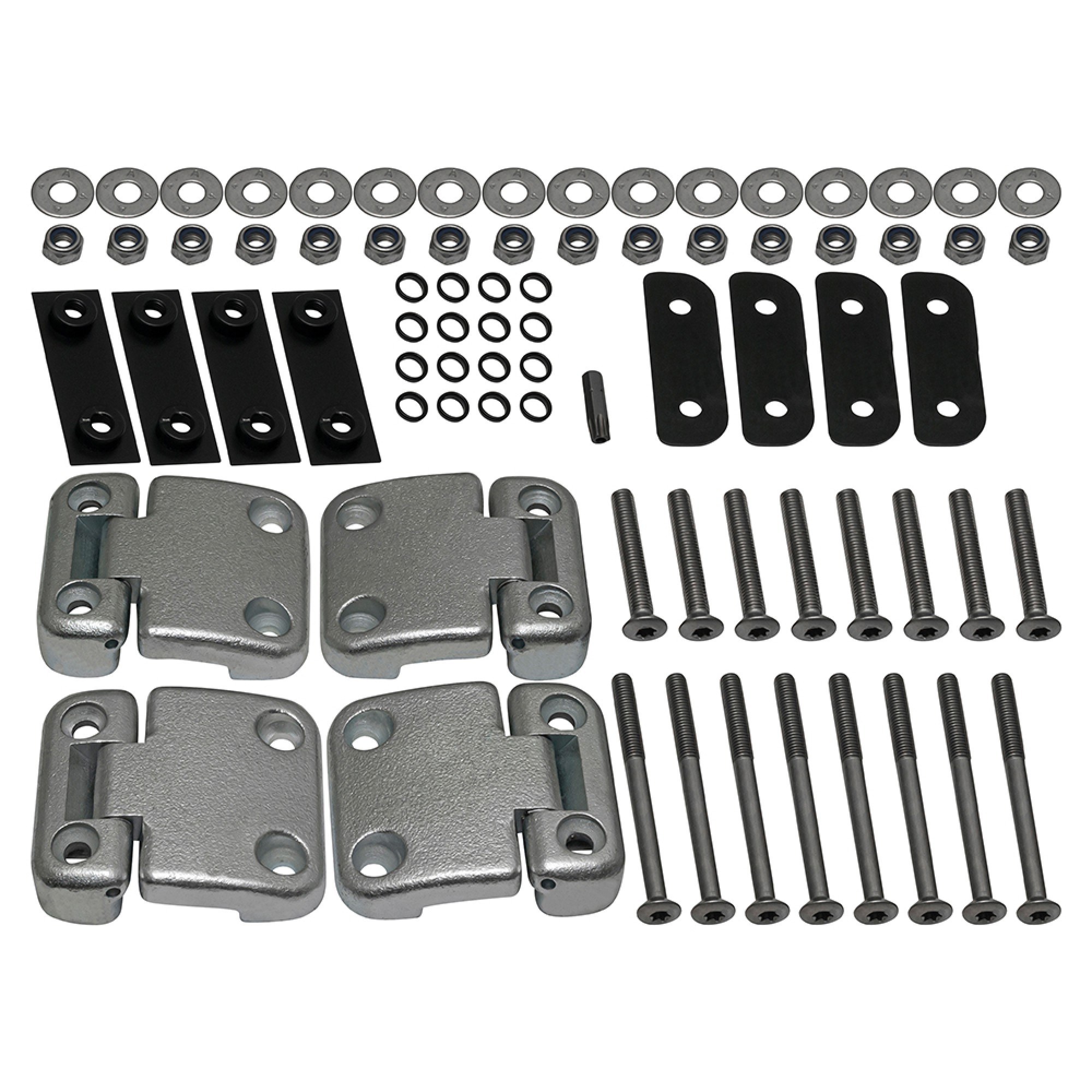 Stainless Steel Defender 110/Series 2ND Row Door Hinge Kit